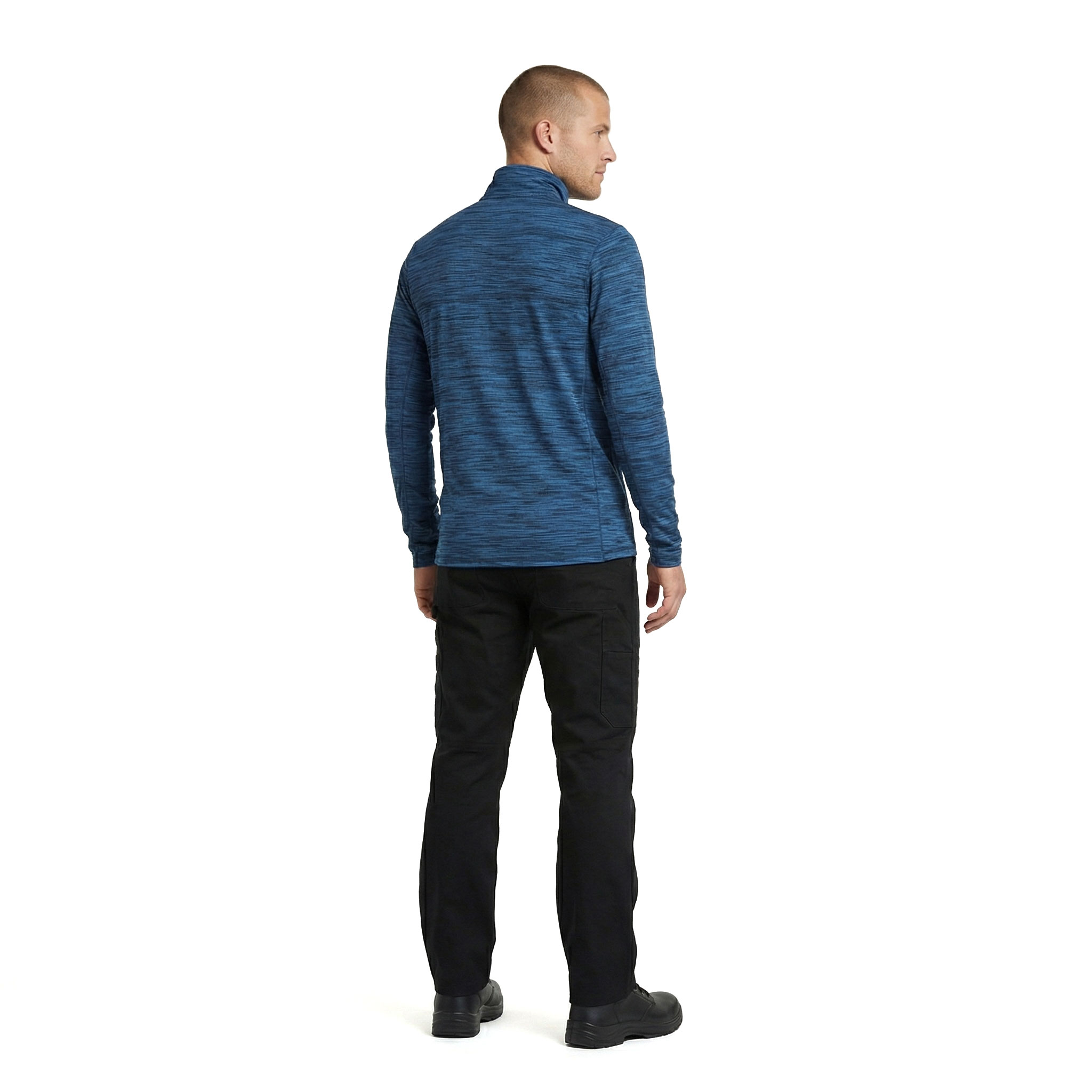 Kansas Evolve craftsman long-sleeved T-shirt, Marine/Dark Marine, large image number 3