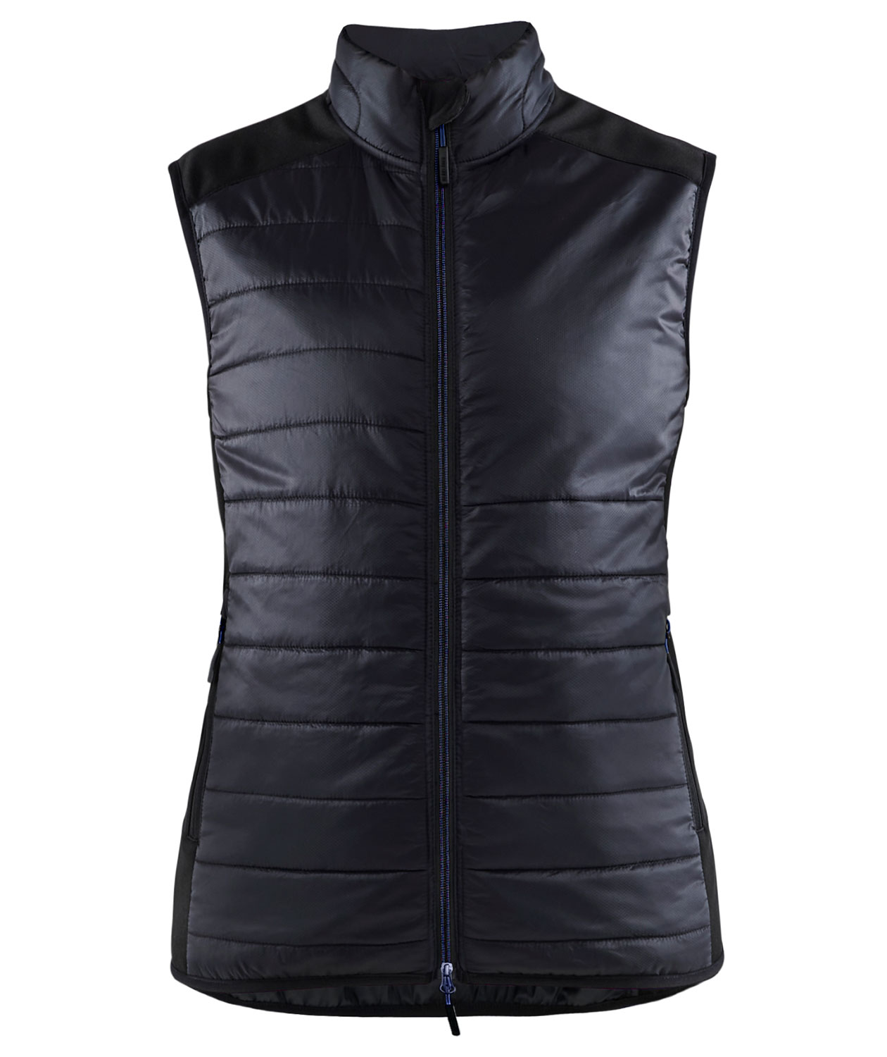 Bl&aring;kl&auml;der vadderad v&auml;st dam, Svart/Marinbl&aring;