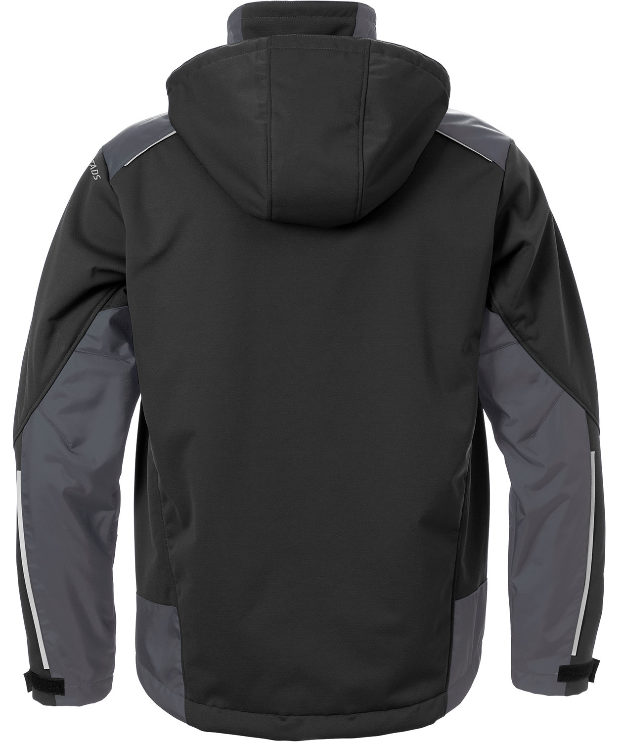 Fristads softshell vinterjakke 4060, Sort/Gr&aring;