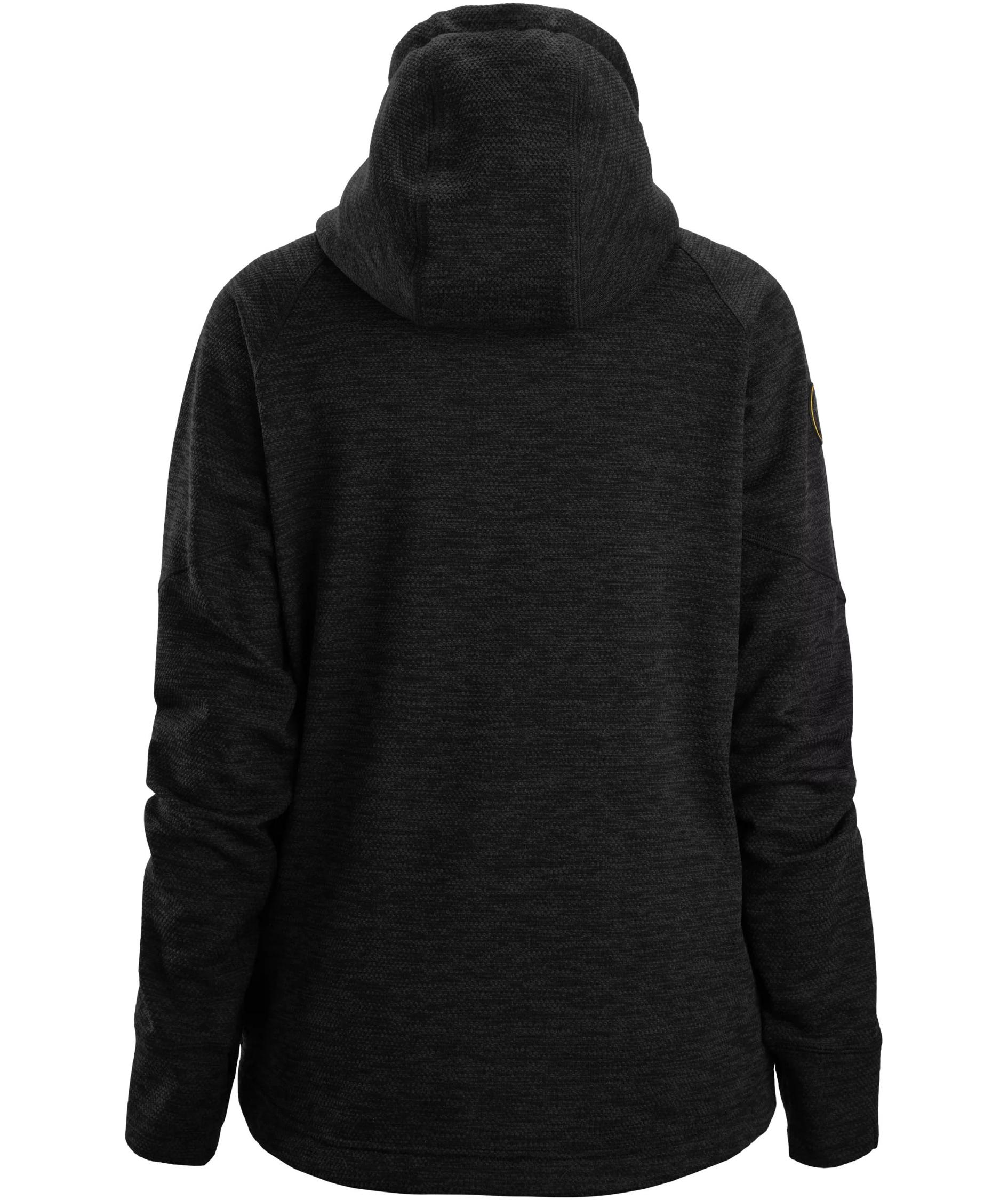 Snickers FlexiWork fleece hoodie 8047 dam, Black