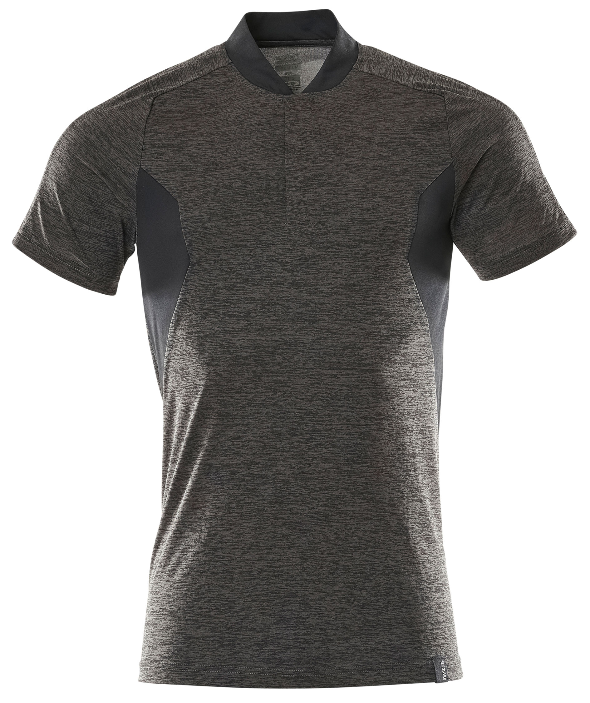 Mascot Accelerate Coolmax polo T-skjorte, M&oslash;rk Antrasitt/Svart, M&oslash;rk Antrasitt/Svart, swatch
