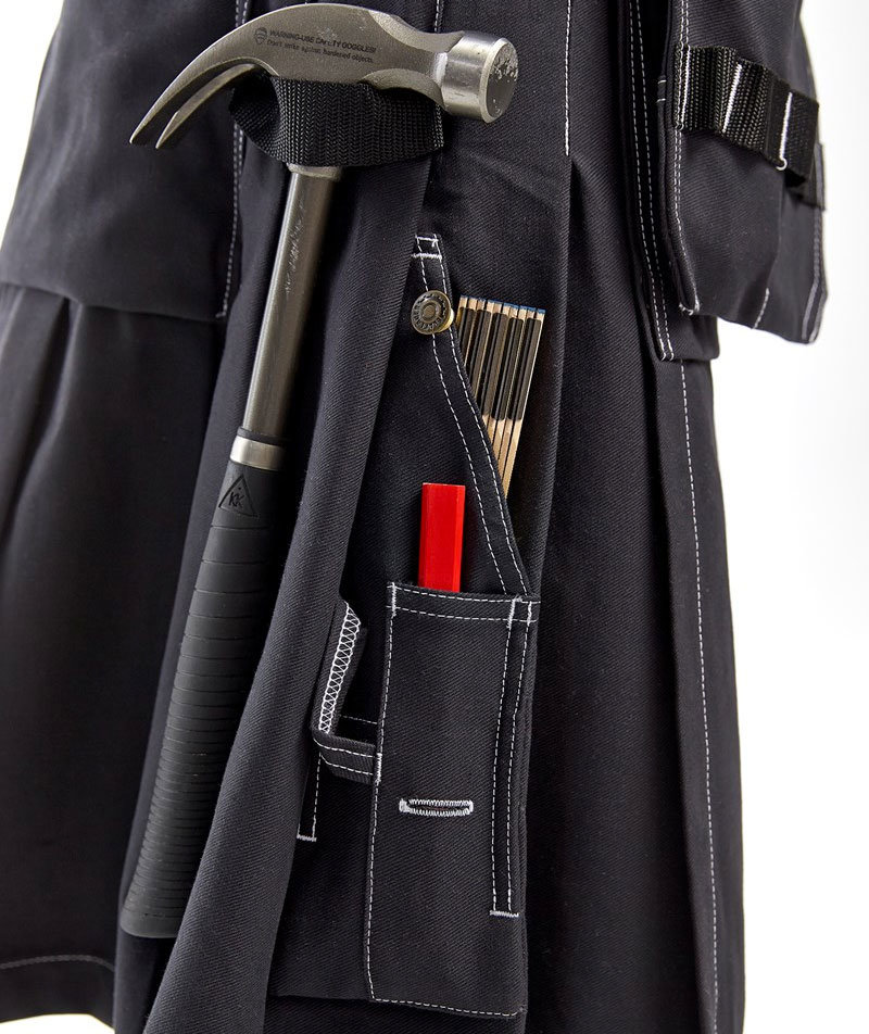 Bl&aring;kl&auml;der craftsman kilt, Black, large image number 4