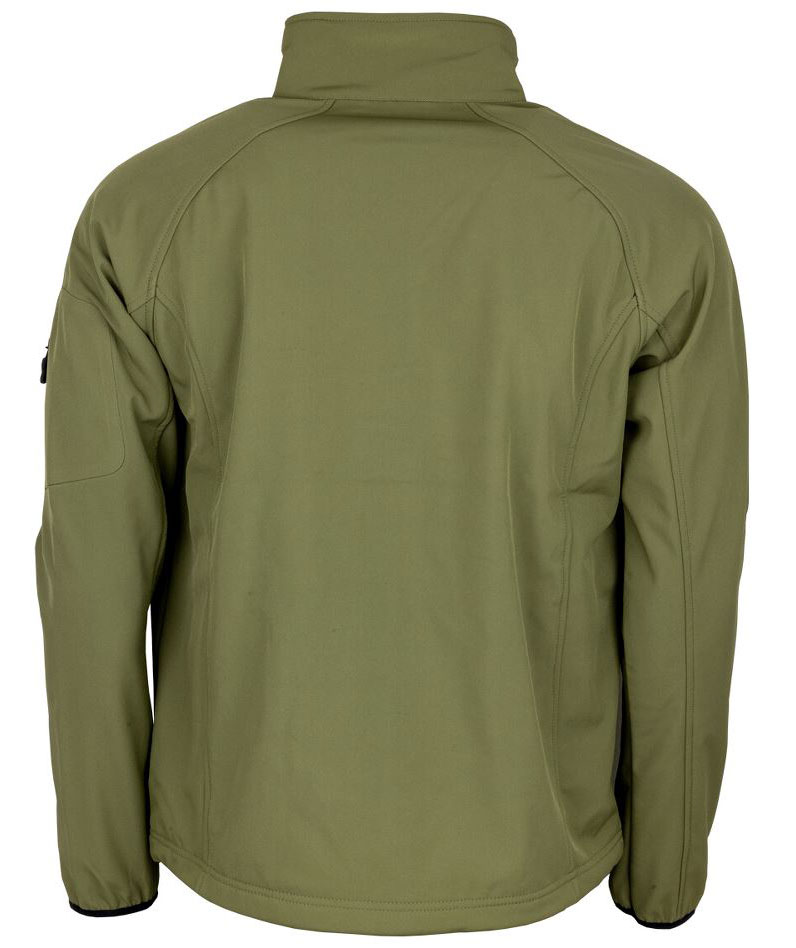 Stadsing softshell jacket, Olive green, large image number 4
