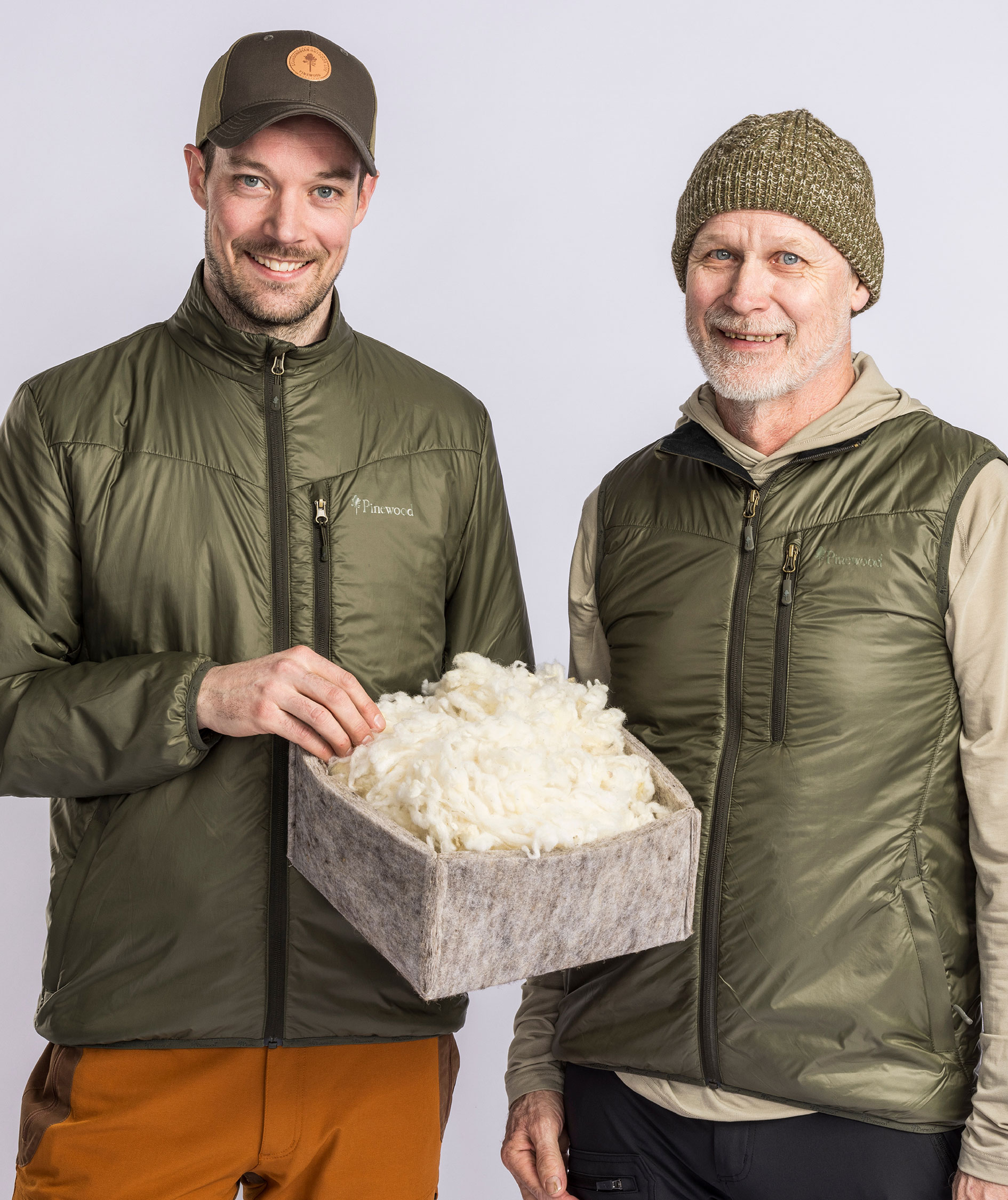 Pinewood&nbsp;Wool Insulation jakke, Moss green, large image number 10