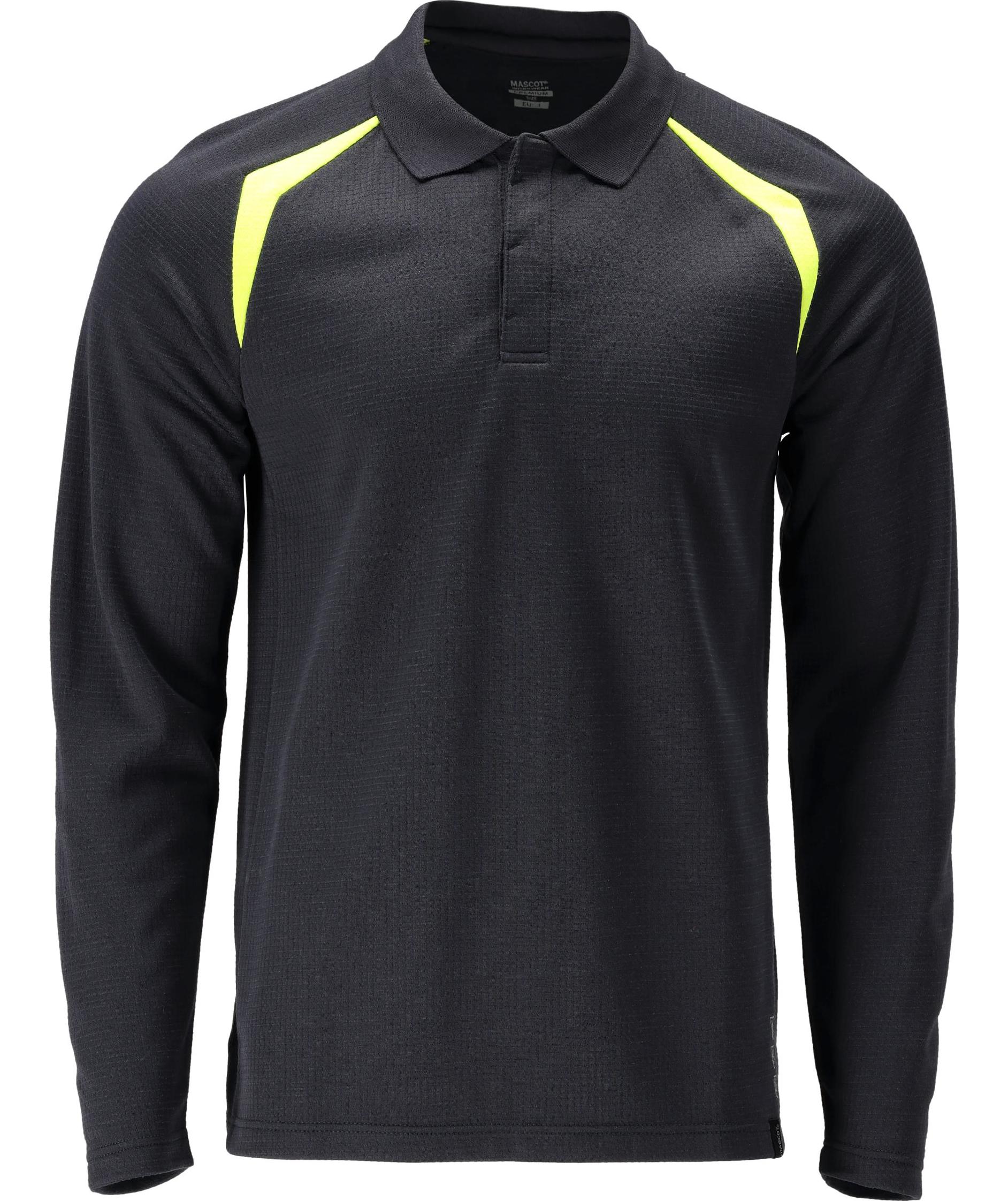 Mascot Accelerate Multisafe langermet polo T-skjorte