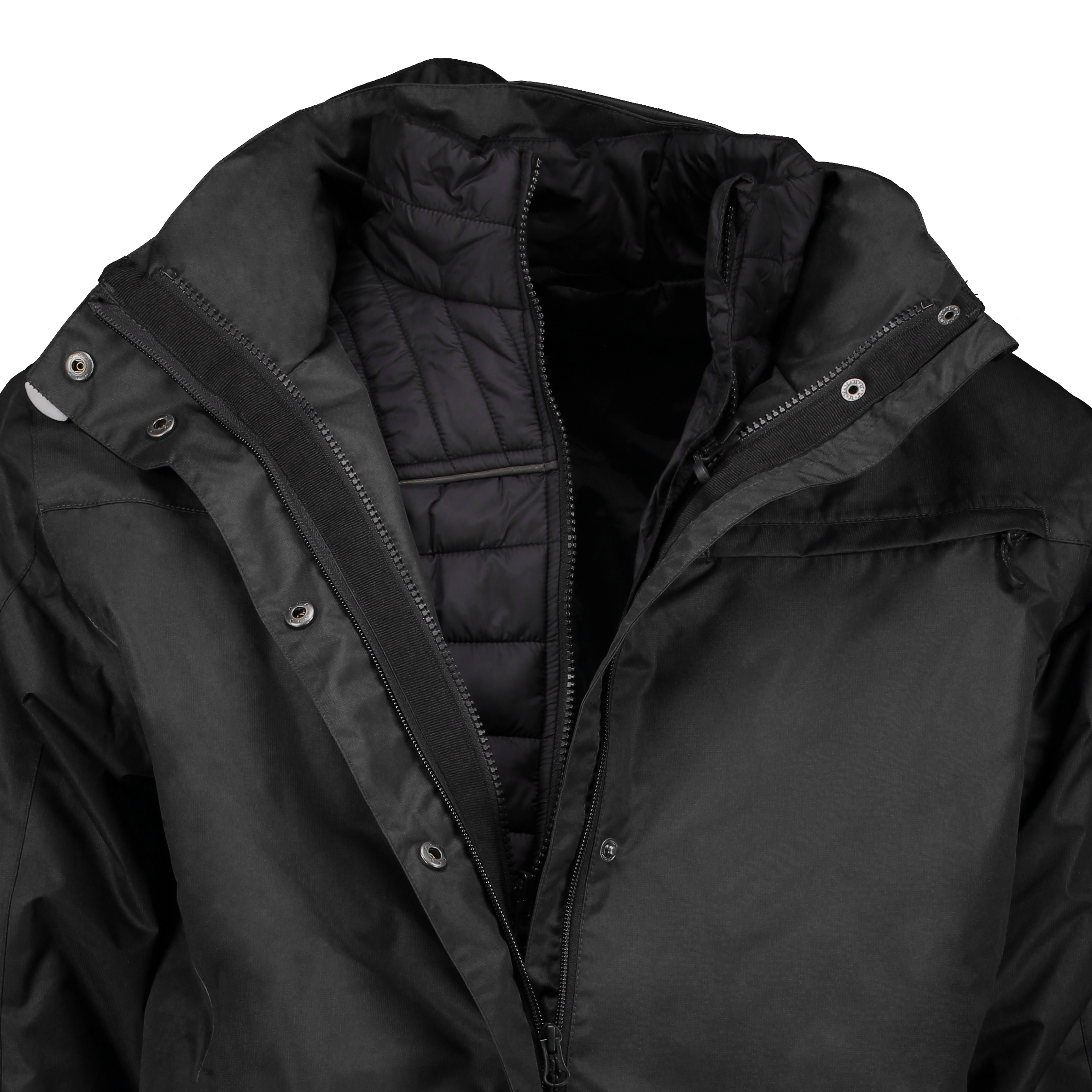 Pitch Stone Active-Pro Zip-in rain jacket, Black, large image number 13