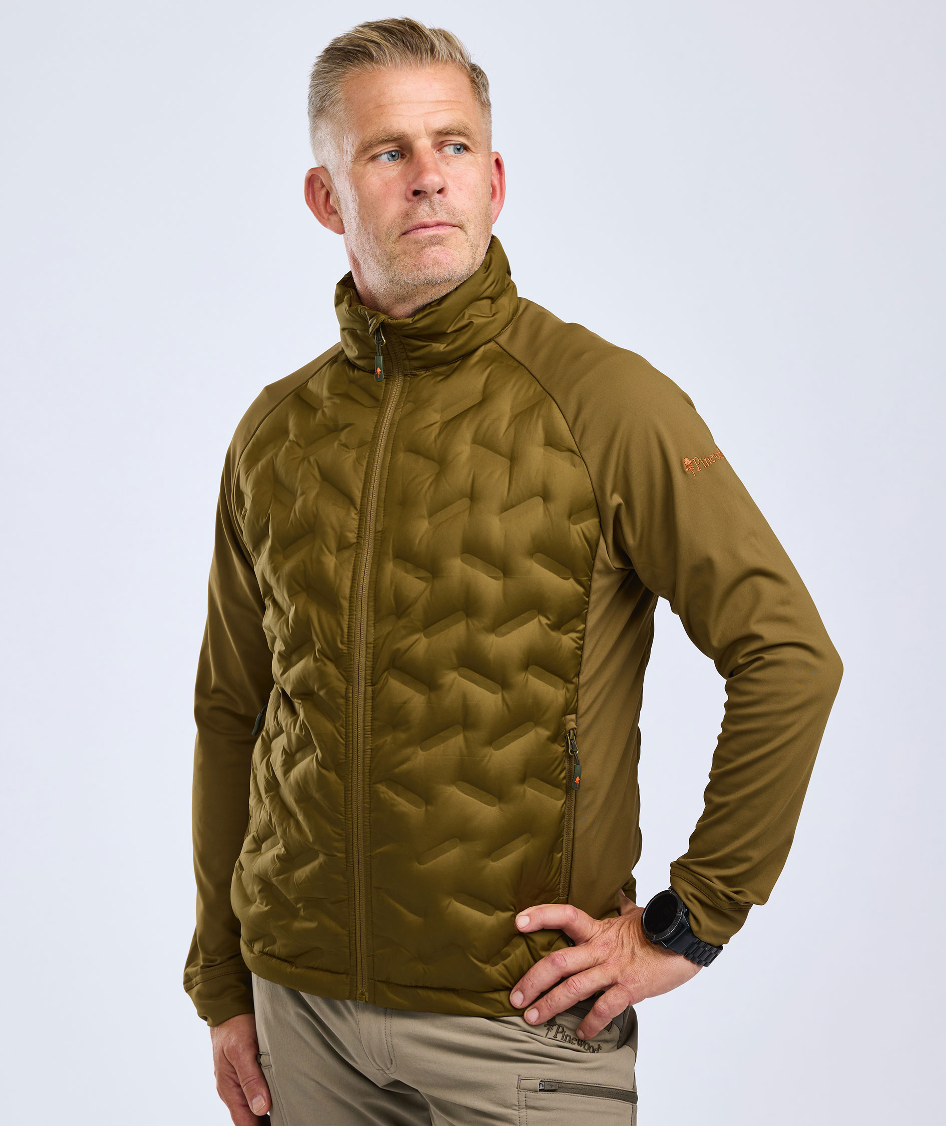 Pinewood&nbsp;Abisko Insulation hybridjakke, Olive green, large image number 4