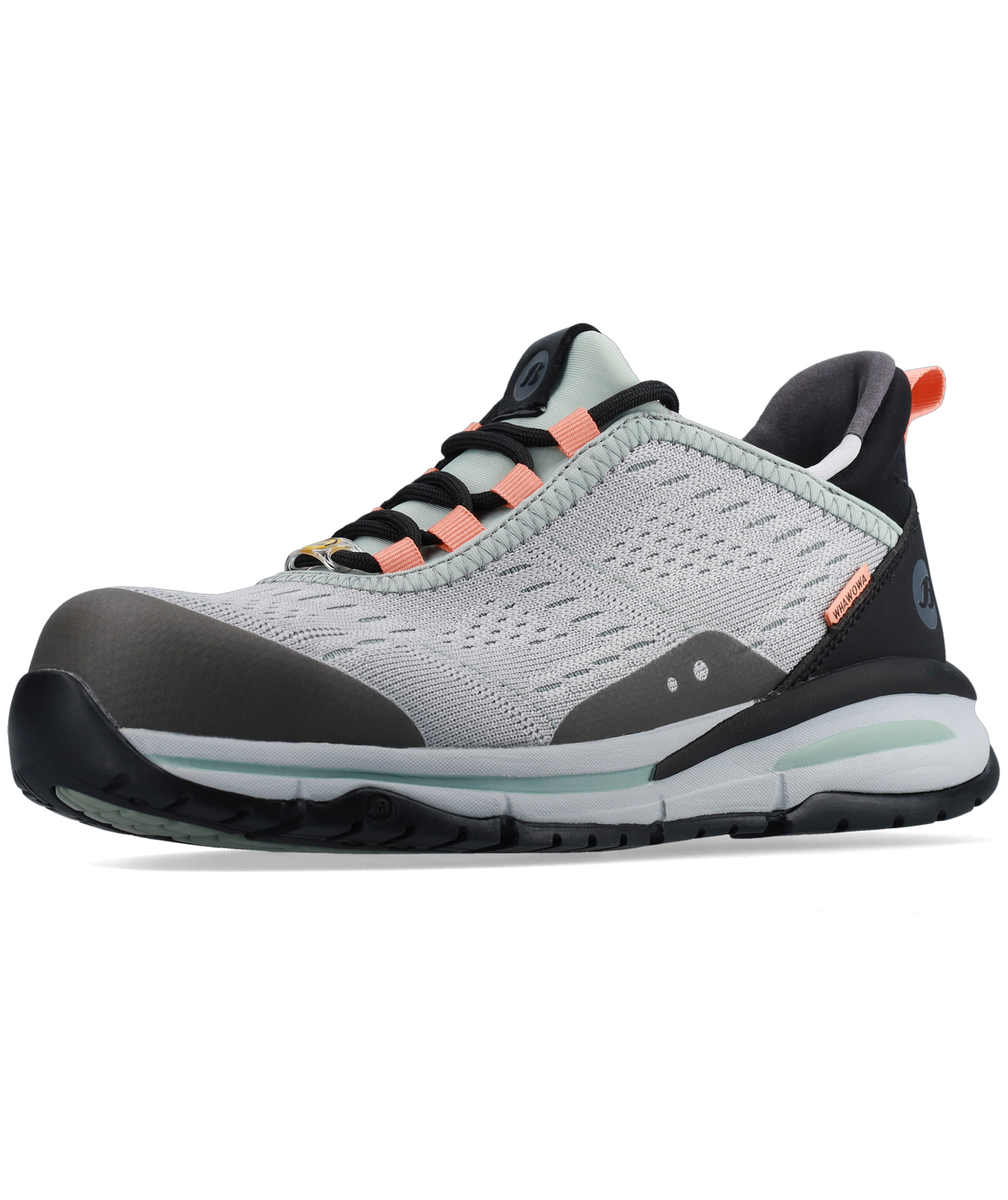 Bata dame sikkerhedssko S1P, Sort/Hvid/Gr&oslash;n, large image number 0