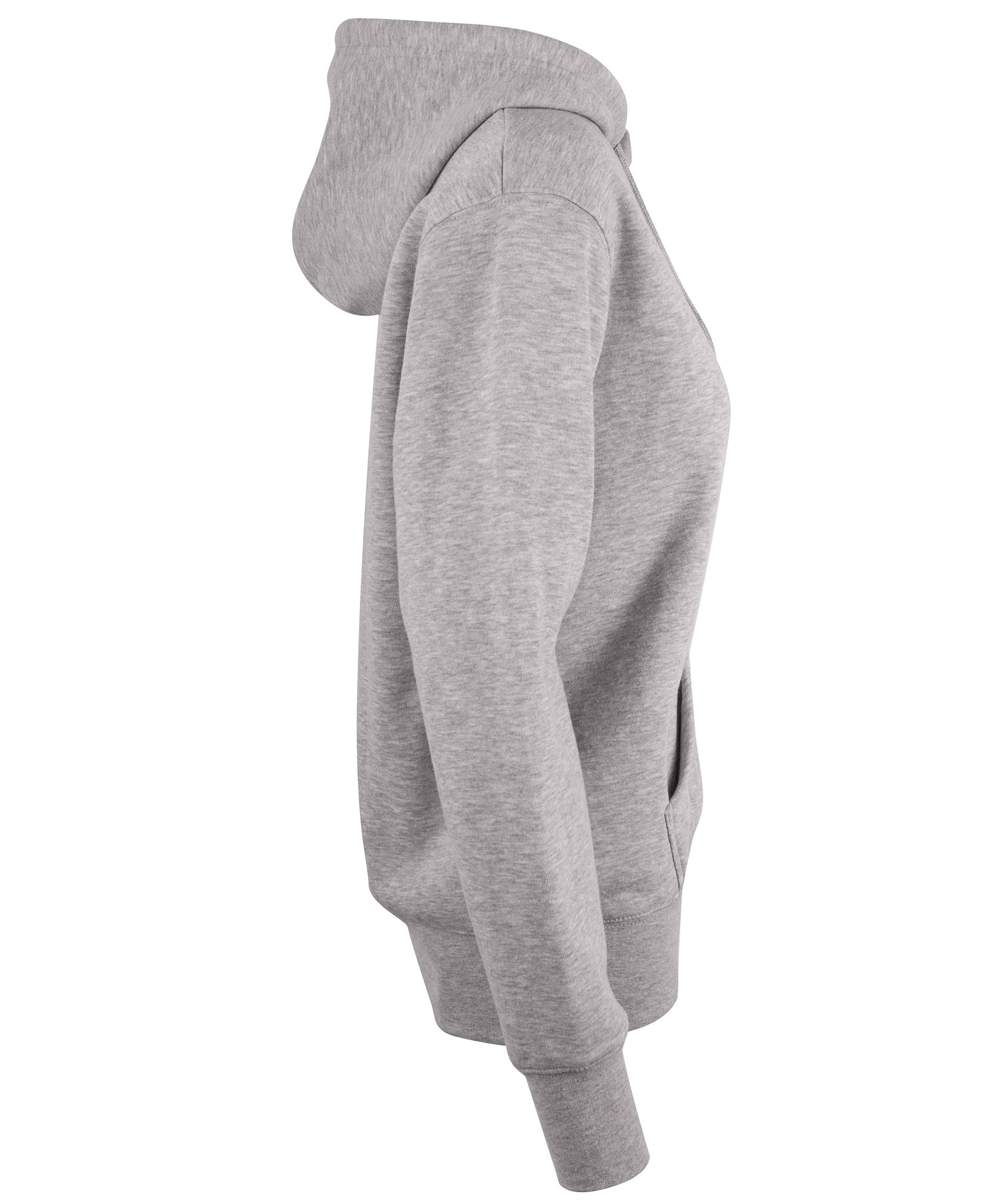 YOU Harlem women's hoodie, Grey Melange, large image number 4