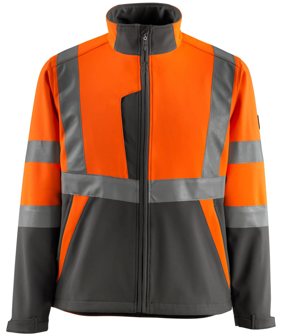 Mascot Safe Light Kiama softshelljakke, Oransje/M&oslash;rk antrasitt, Oransje/M&oslash;rk antrasitt, swatch