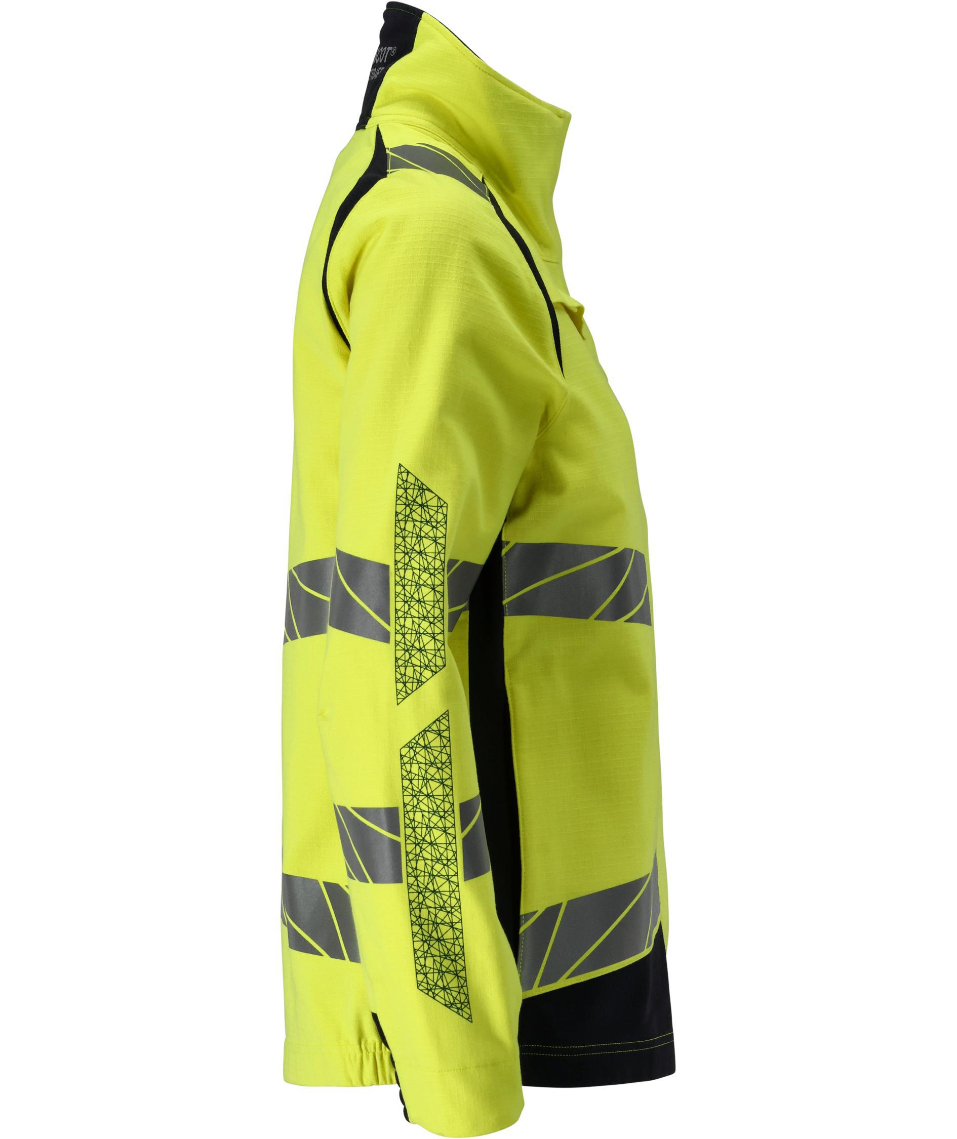 Mascot Accelerate Multisafe damejakke full stretch, Hi-Vis Gul/M&oslash;rk Marine, large image number 2
