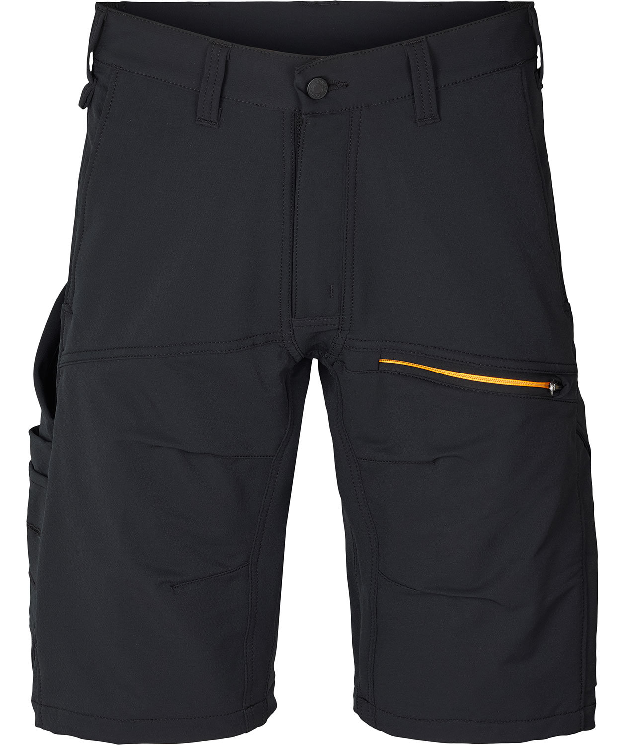 Kansas Evolve Craftsmen arbetsshorts Full stretch, Svart