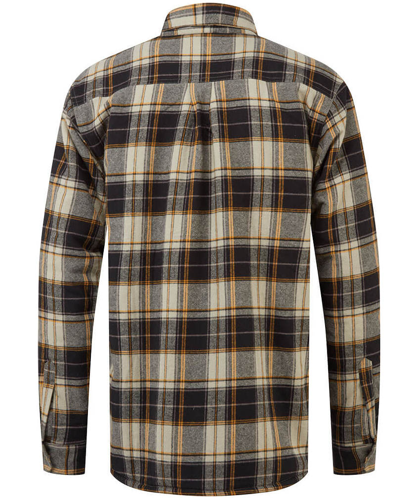 Portwest KA3 flannel shirt jacket, Black