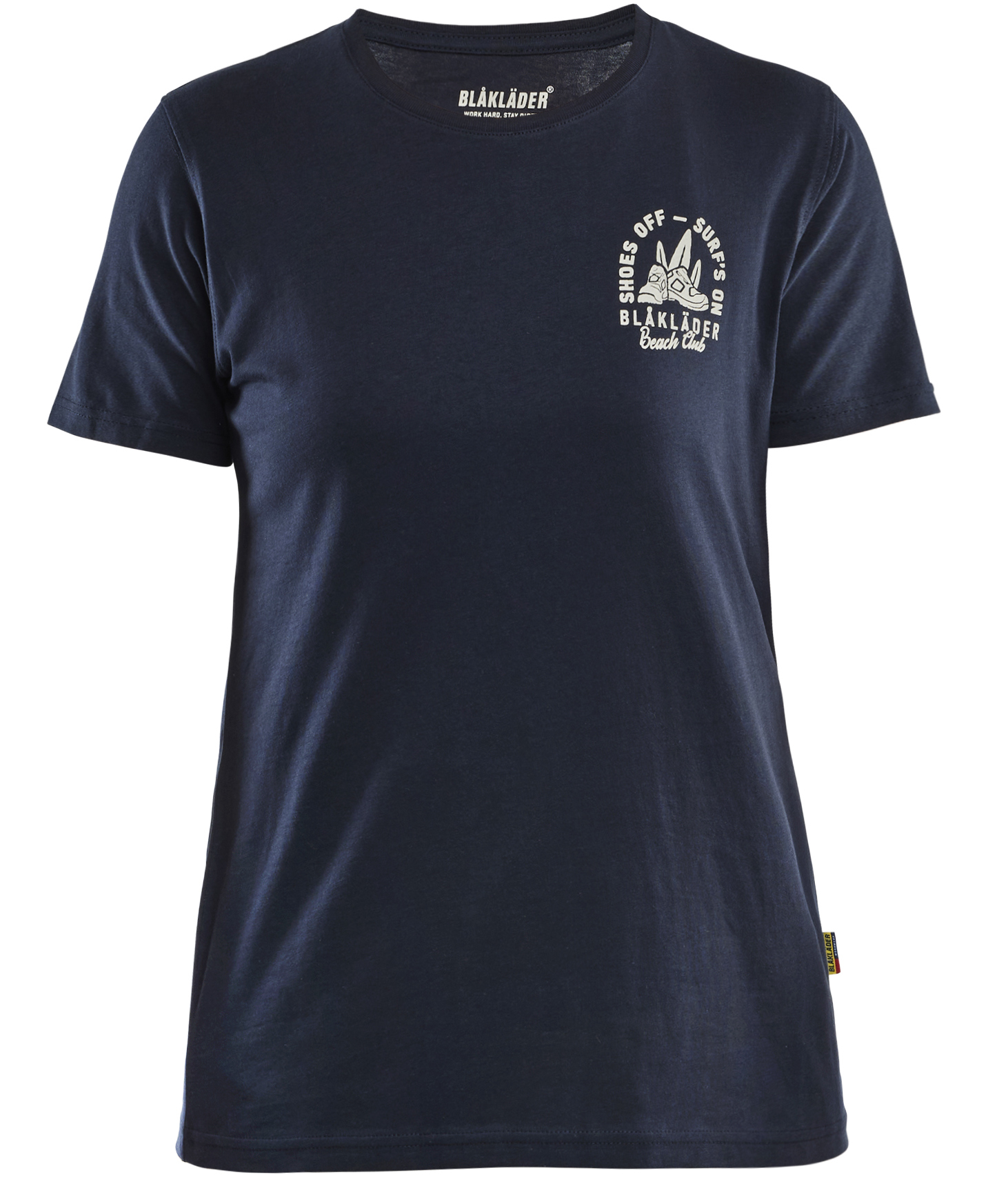 Bl&aring;kl&auml;der Beach Club T-shirt dam, M&ouml;rk Marinbl&aring;