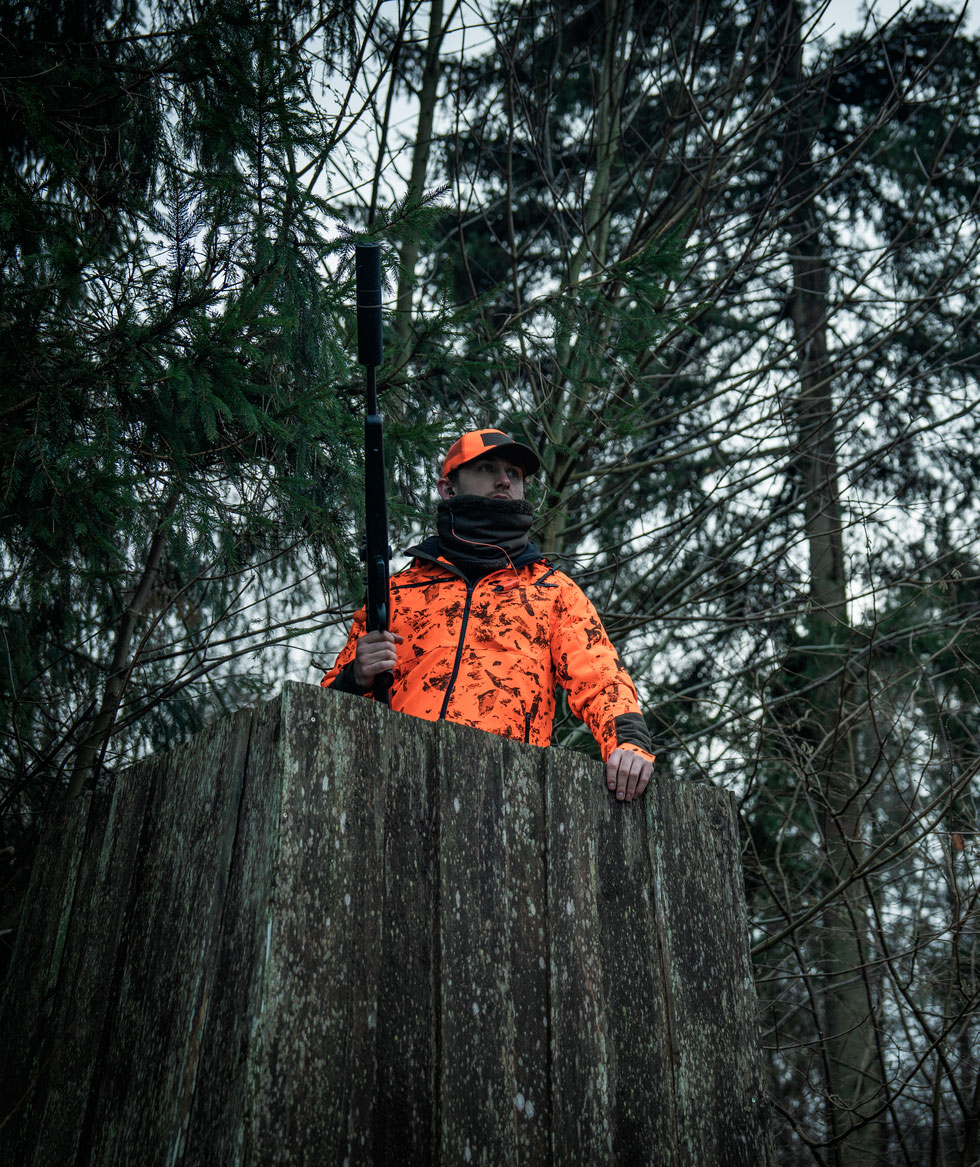 Seeland Trax Blaze jacka, Orange Blaze InVis MPC