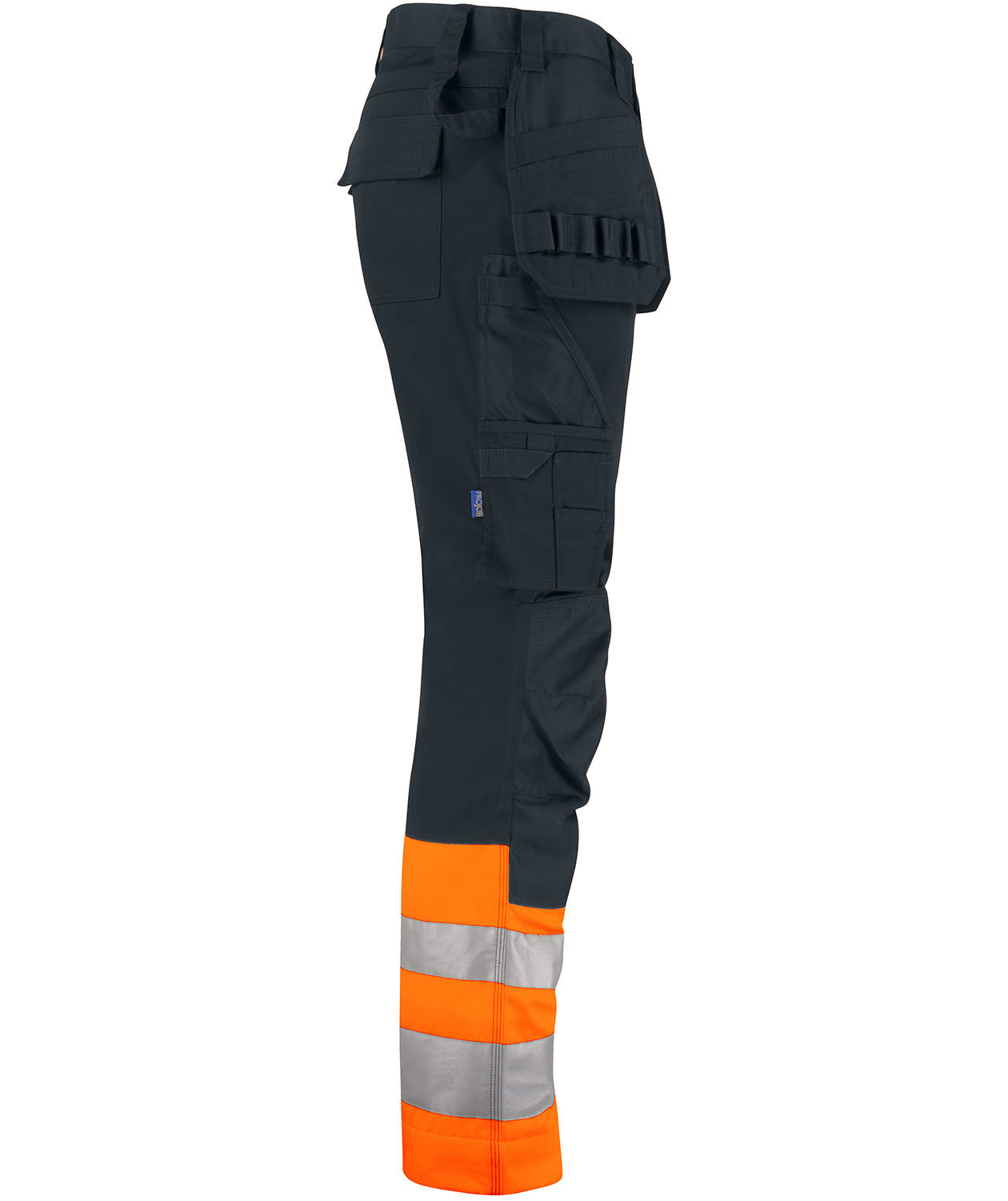 ProJob craftsman trousers 6534, Hi-Vis Orange/Black, large image number 2