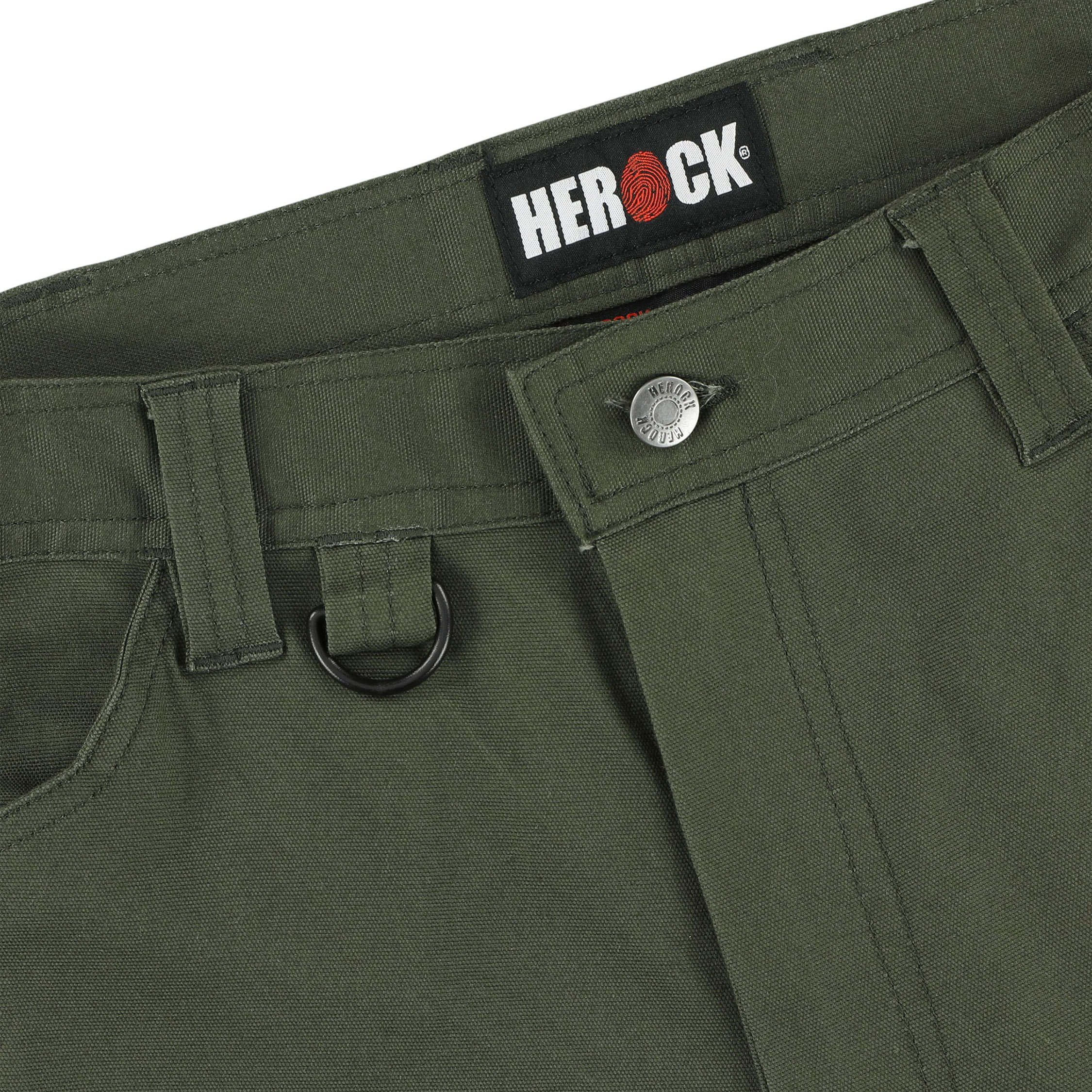 HEROCK Dero work trousers, Dark Khaki/Black, large image number 4