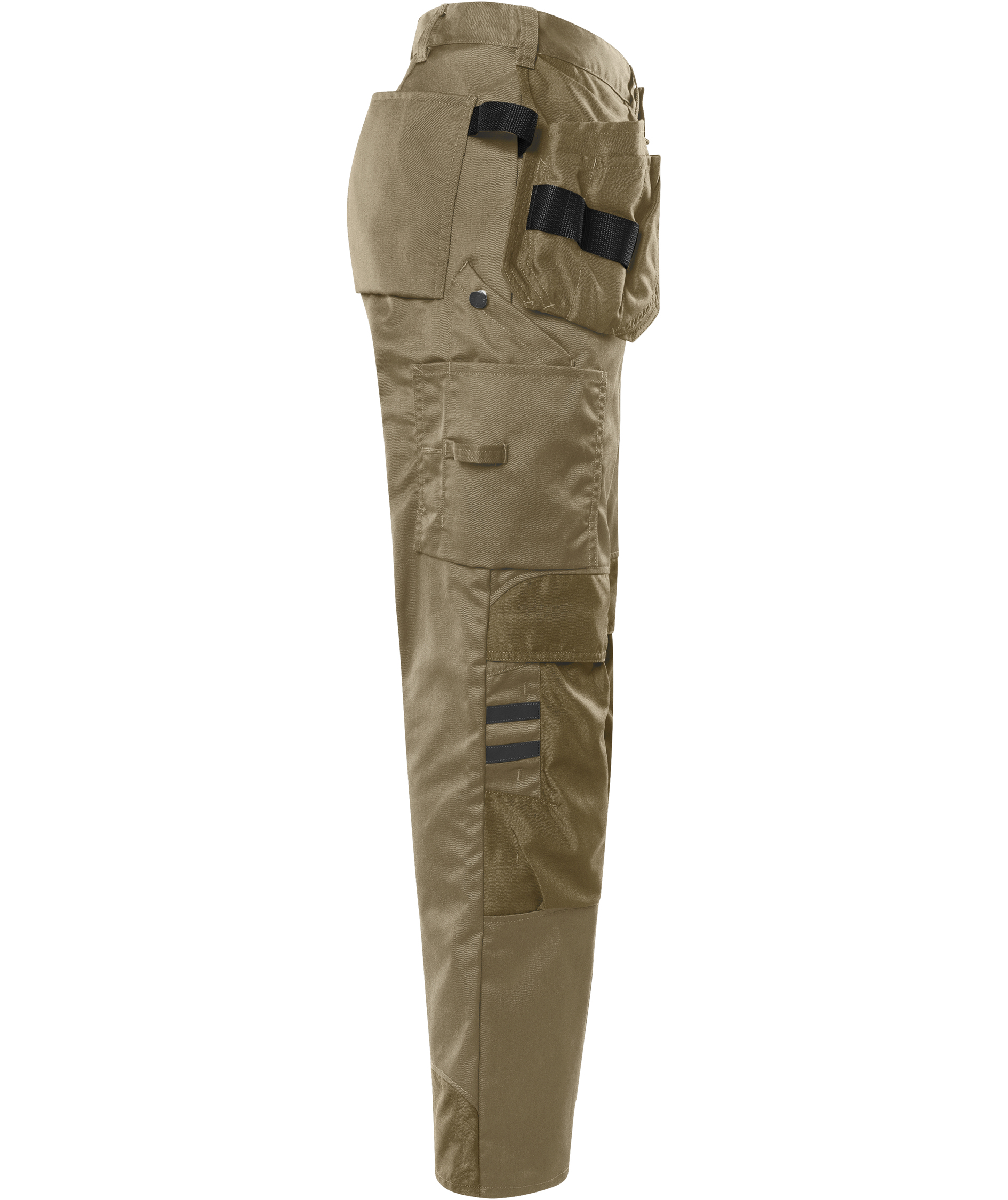 Fristads Green craftsman trousers 241 GS25, Khaki, large image number 2