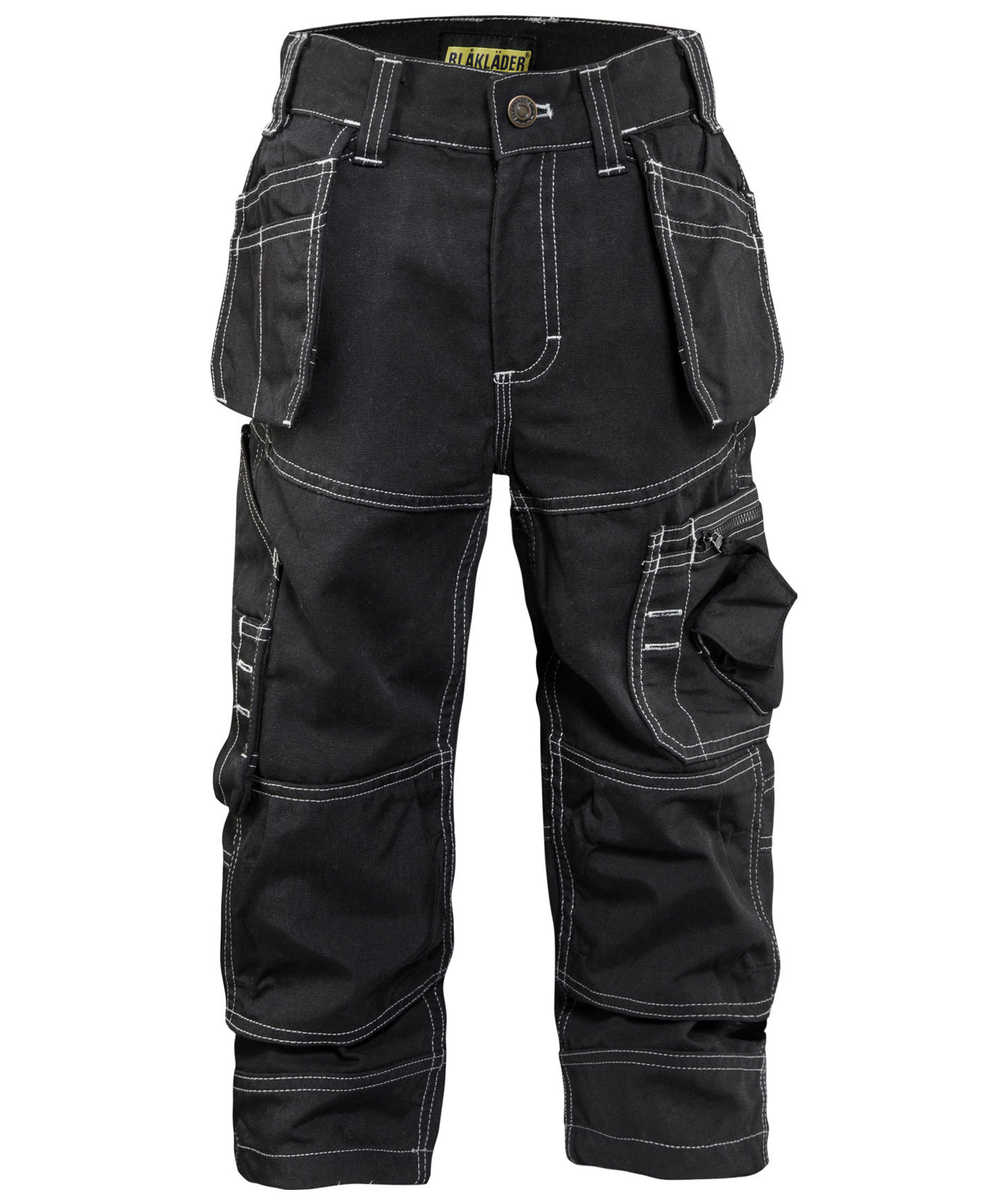 Bl&aring;kl&auml;der Hantverksbyxa till barn, Svart