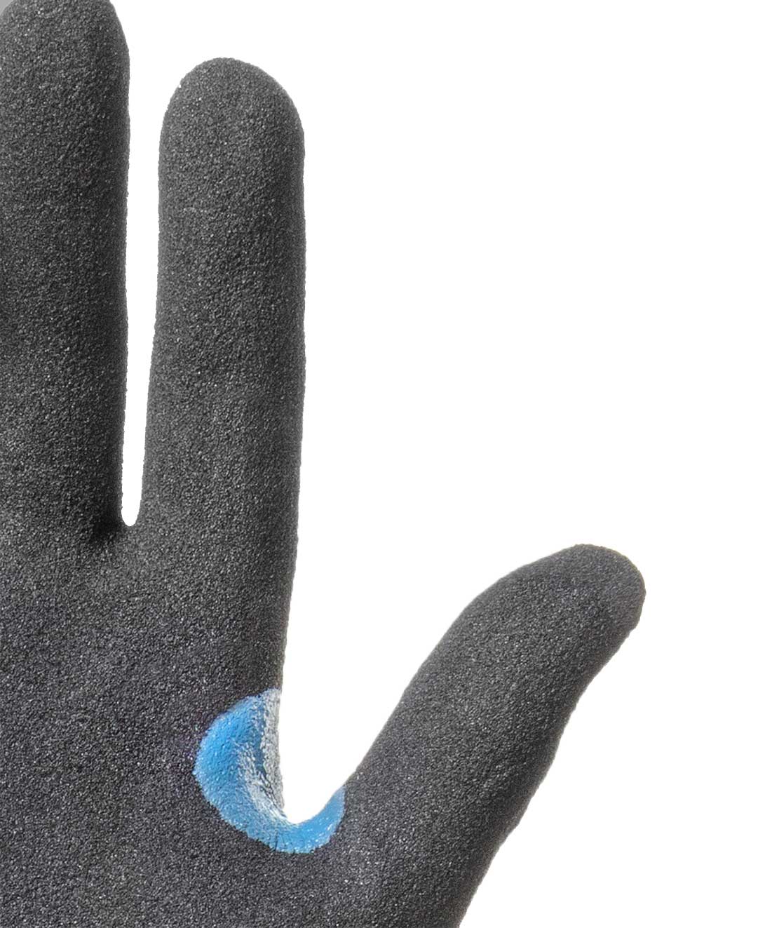 Tegera 8808 Infinity Schnittschutzhandschuhe Cut D, Schwarz/Grau/Gelb