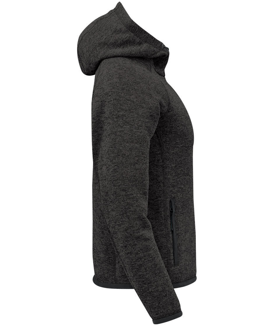 Stormtech Avalanche women's knitted jacket, Black mottled, large image number 3