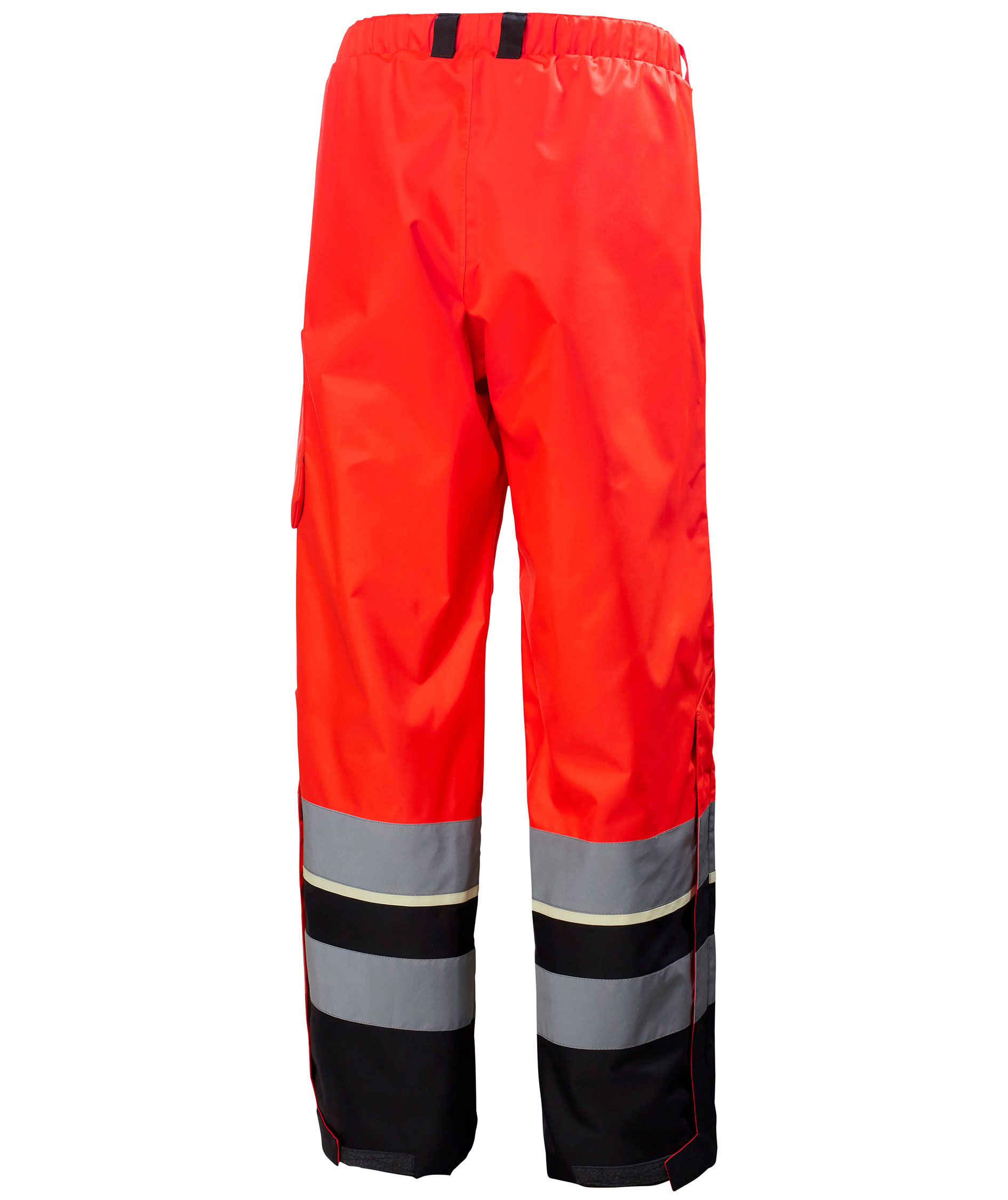 Helly Hansen UC-ME skallbukse, Hi-Vis R&oslash;d/Ebony, large image number 2