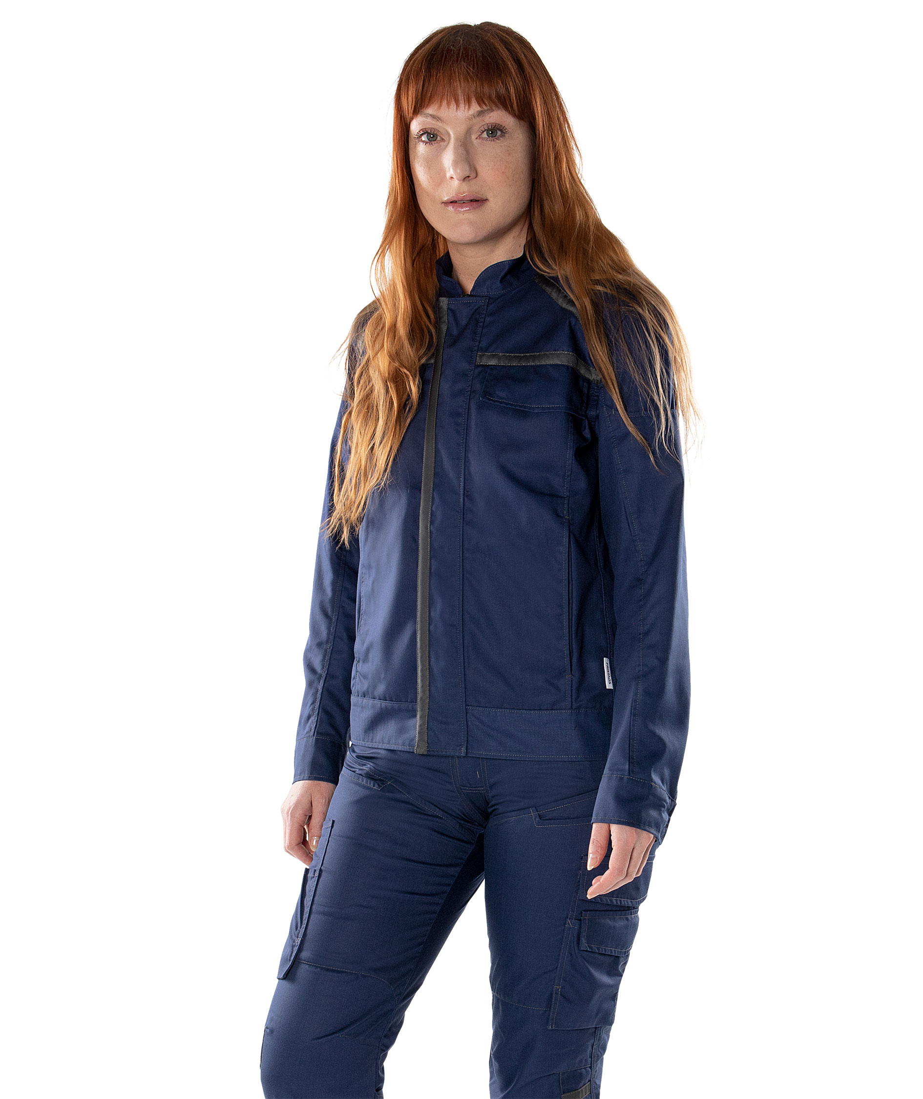 Fristads Green women's work jacket 4689 GRT, Marine Blue, large image number 2