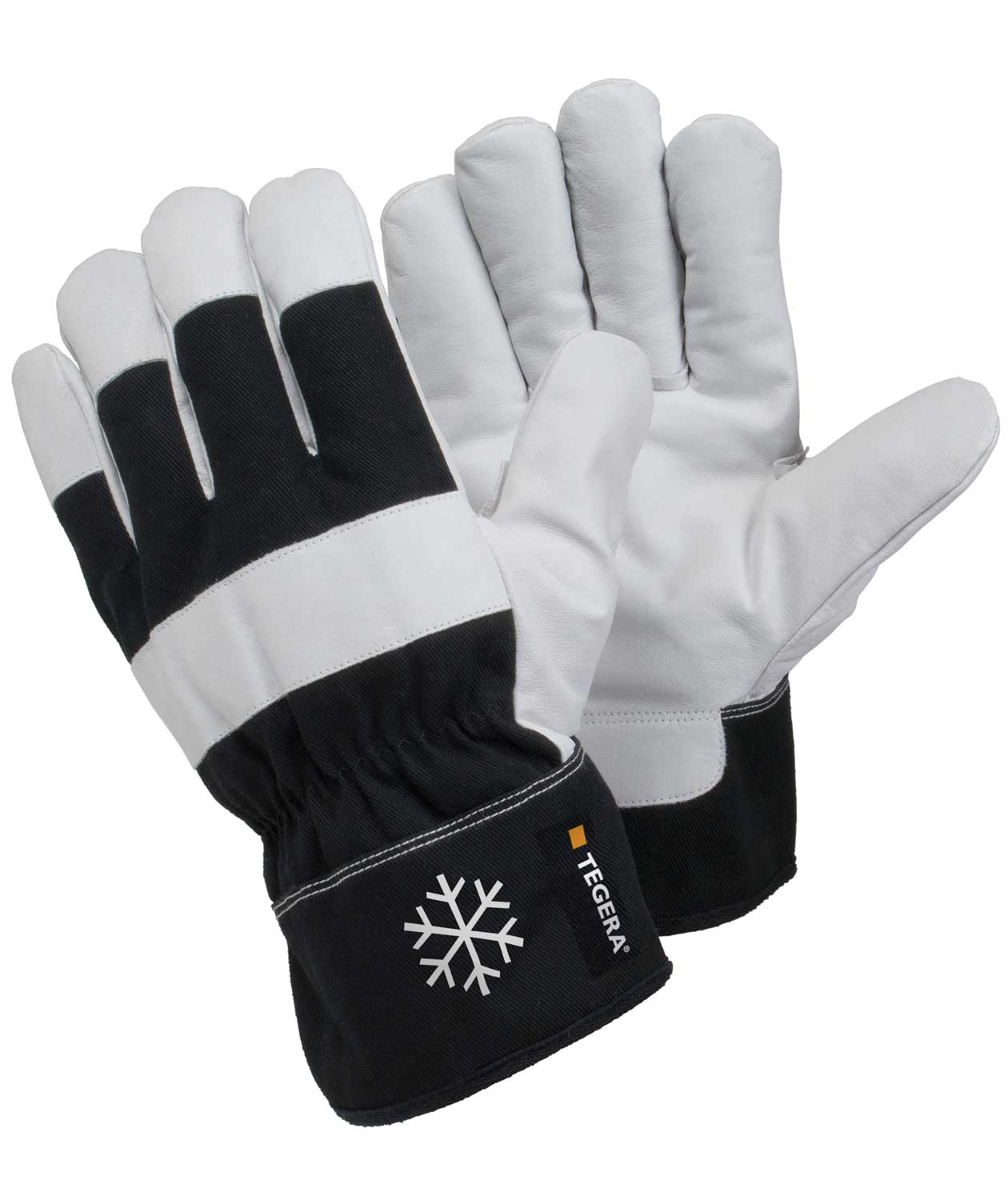 Tegera 377 vinter arbejdshandsker, Sort/Hvid