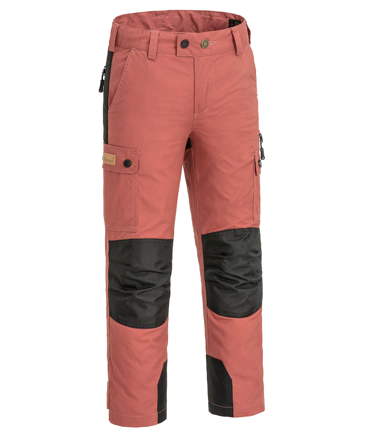 Pinewood Lappland fritidsbukser til b&oslash;rn, Rusty Pink/Black, Rusty Pink/Black, swatch