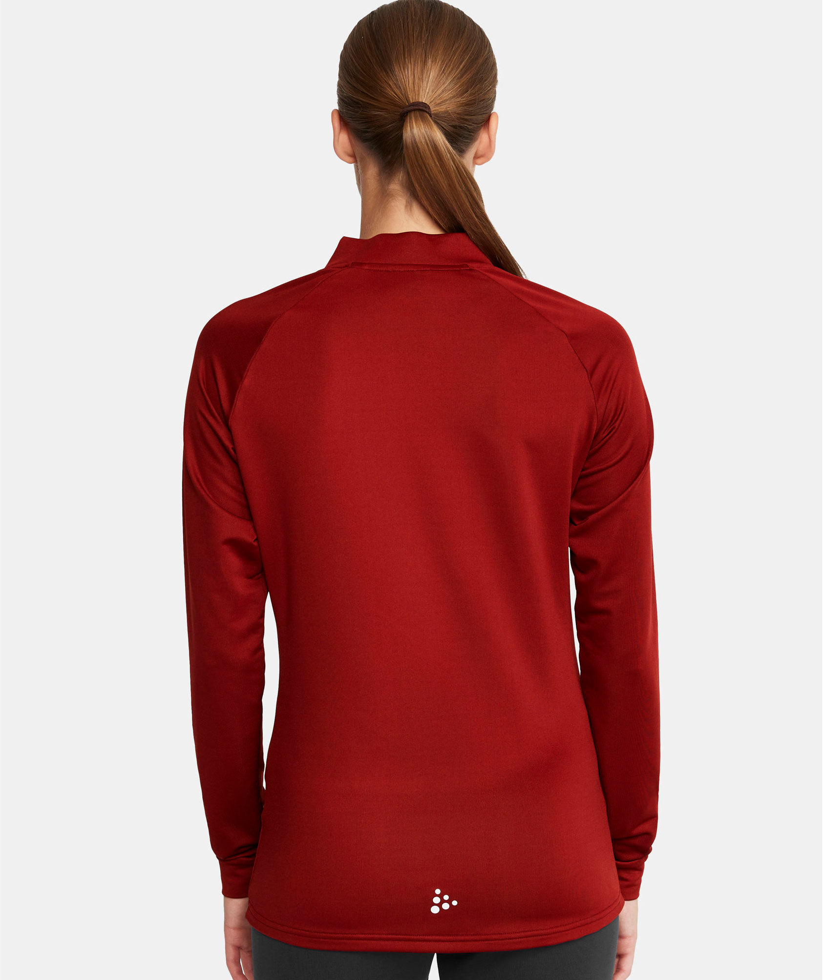 Craft Extend halfzip dame treningsgenser, Rhubarb, large image number 7