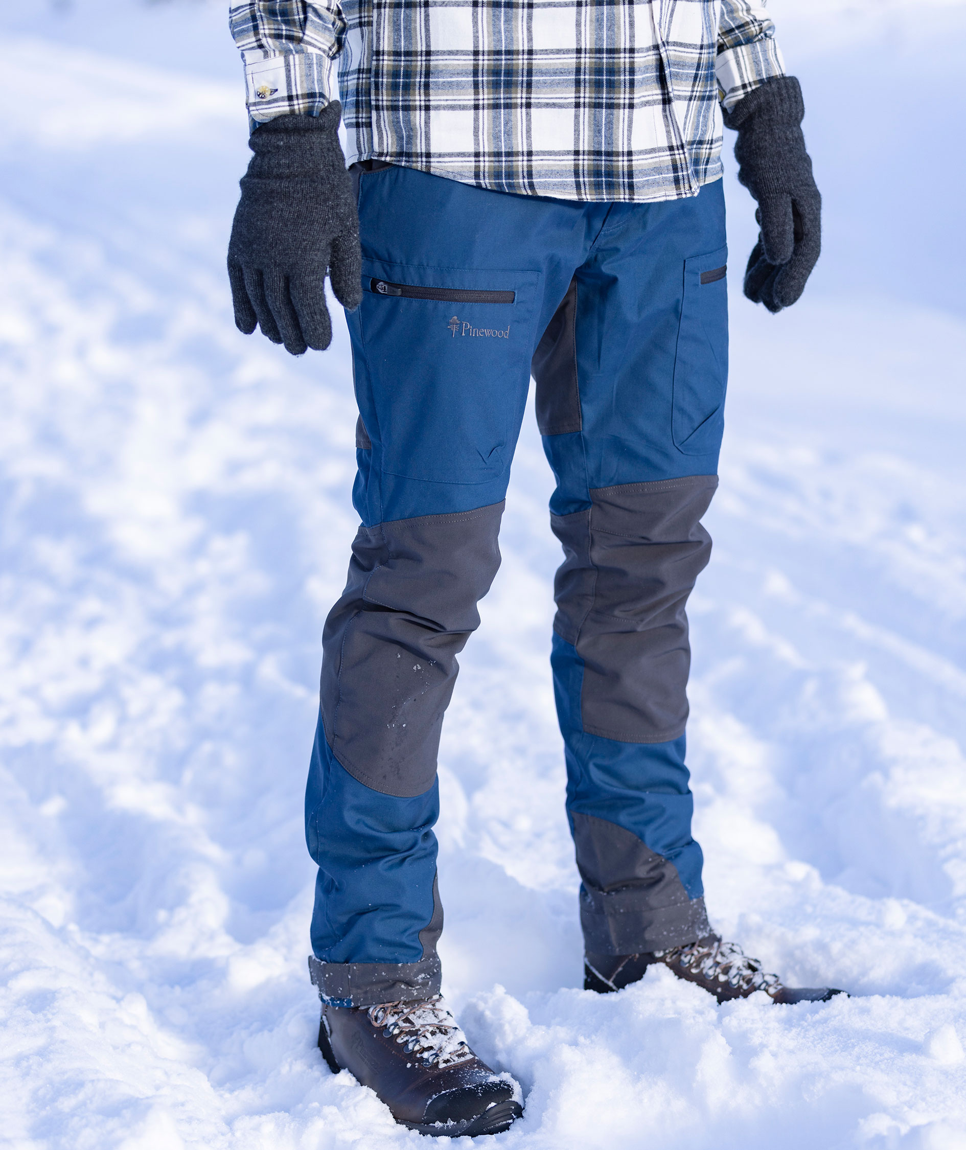 Pinewood Caribou TC bukser, Deep Dive/Dark Anthracite, large image number 3