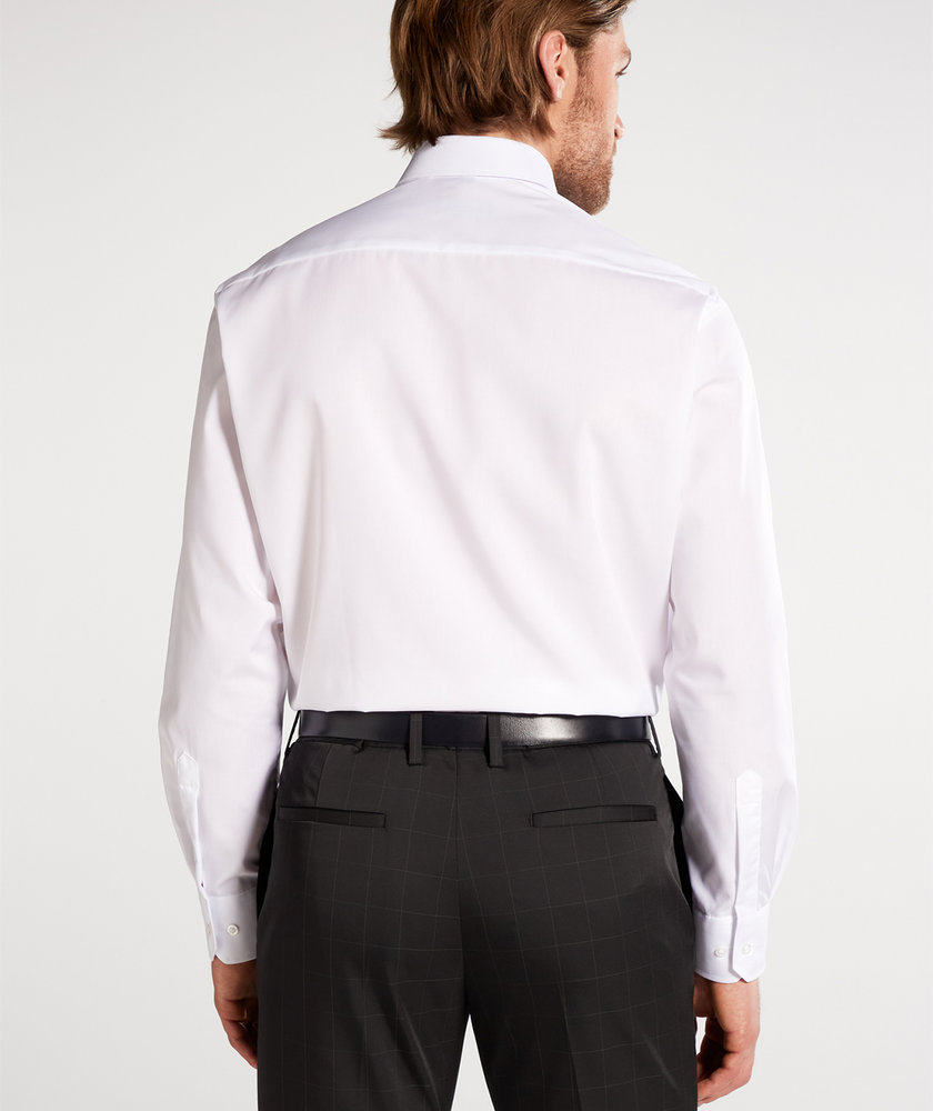 Eterna Uni Poplin Comfort fit skjorte, White , large image number 2