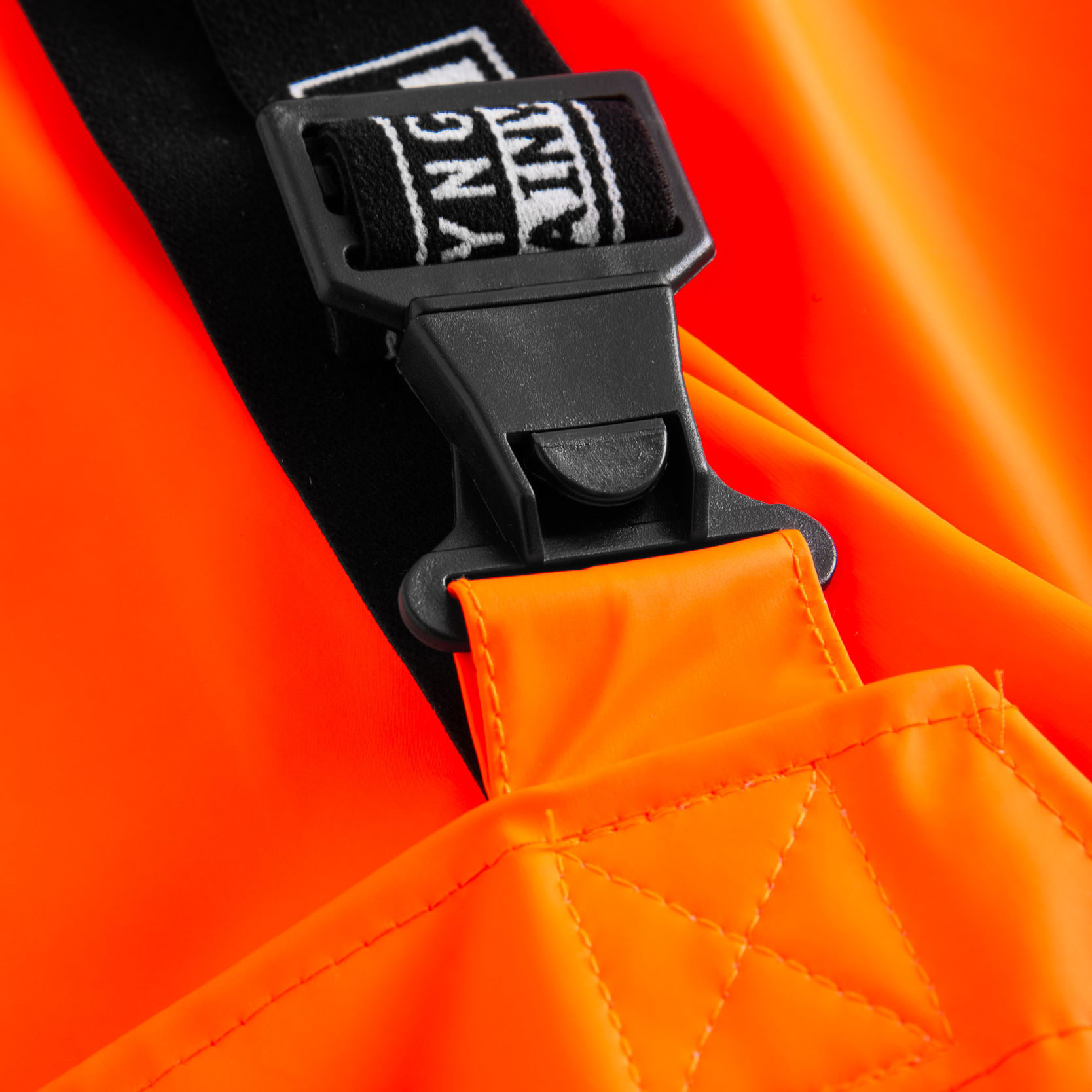 Lyngs&oslash;e PU regnh&auml;ngselbyxa, Varsel Orange