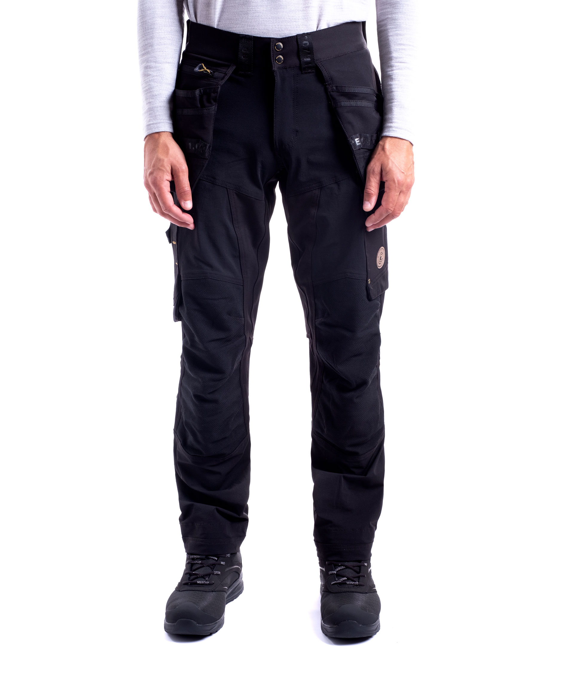 Westborn hantverksbyxa full stretch, Black