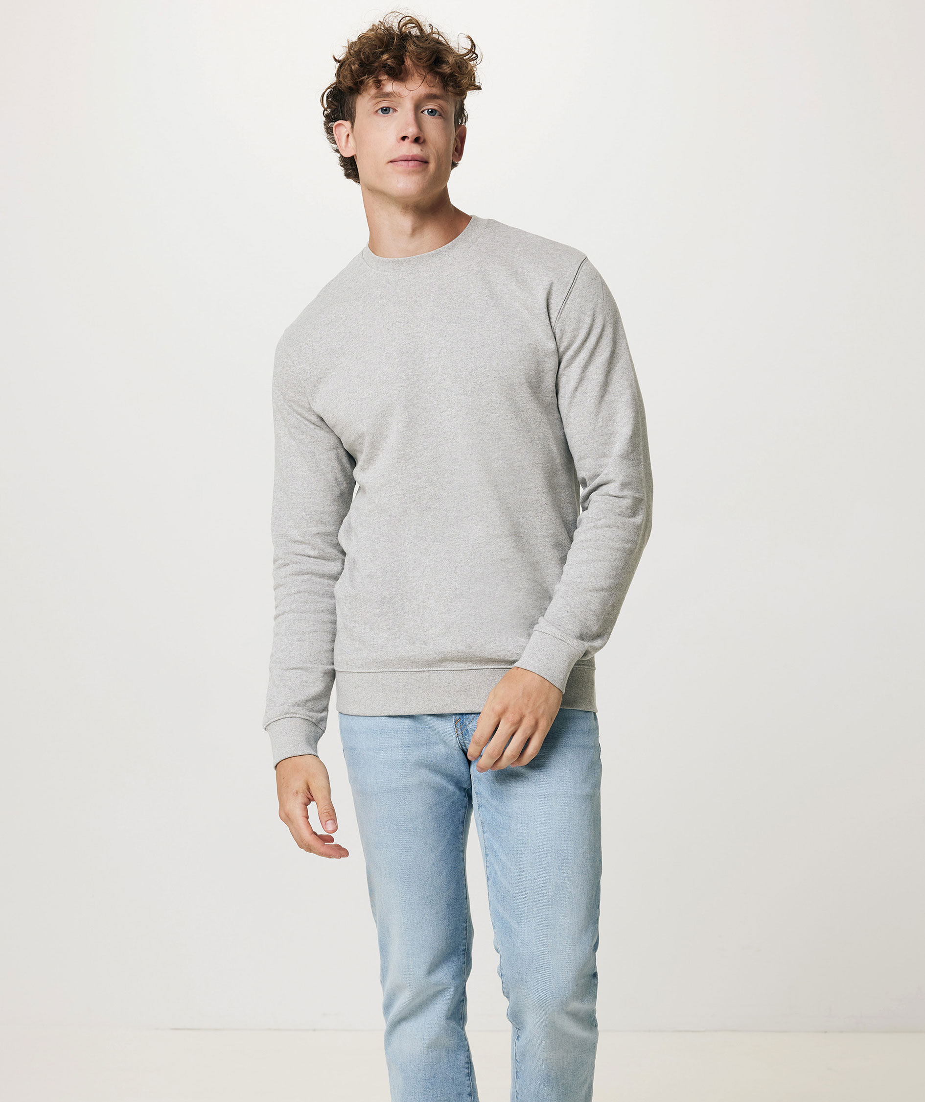 Iqoniq Etosha sweatshirt, Light Heather Grey, large image number 14