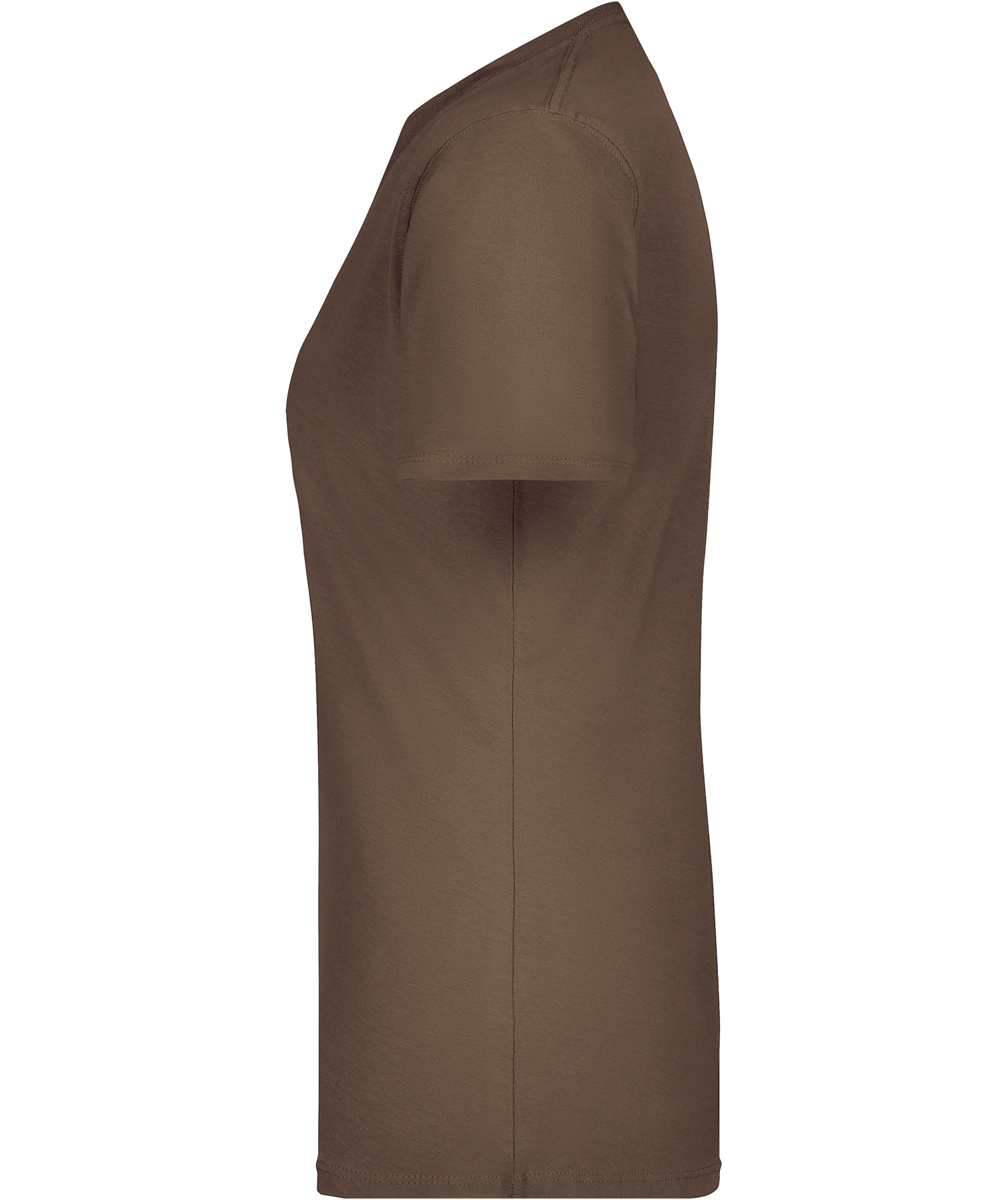 James & Nicholson Basic-T women's T-shirt, Brown, large image number 3