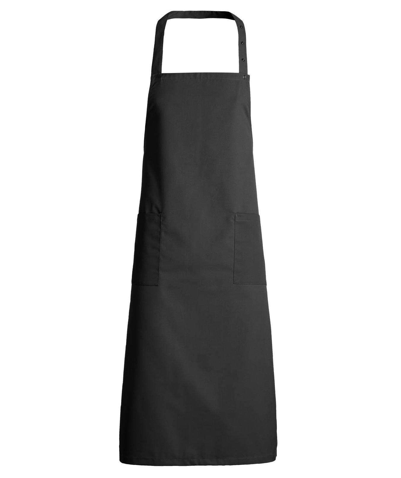 Kentaur bib apron with pockets, Black, Black, swatch