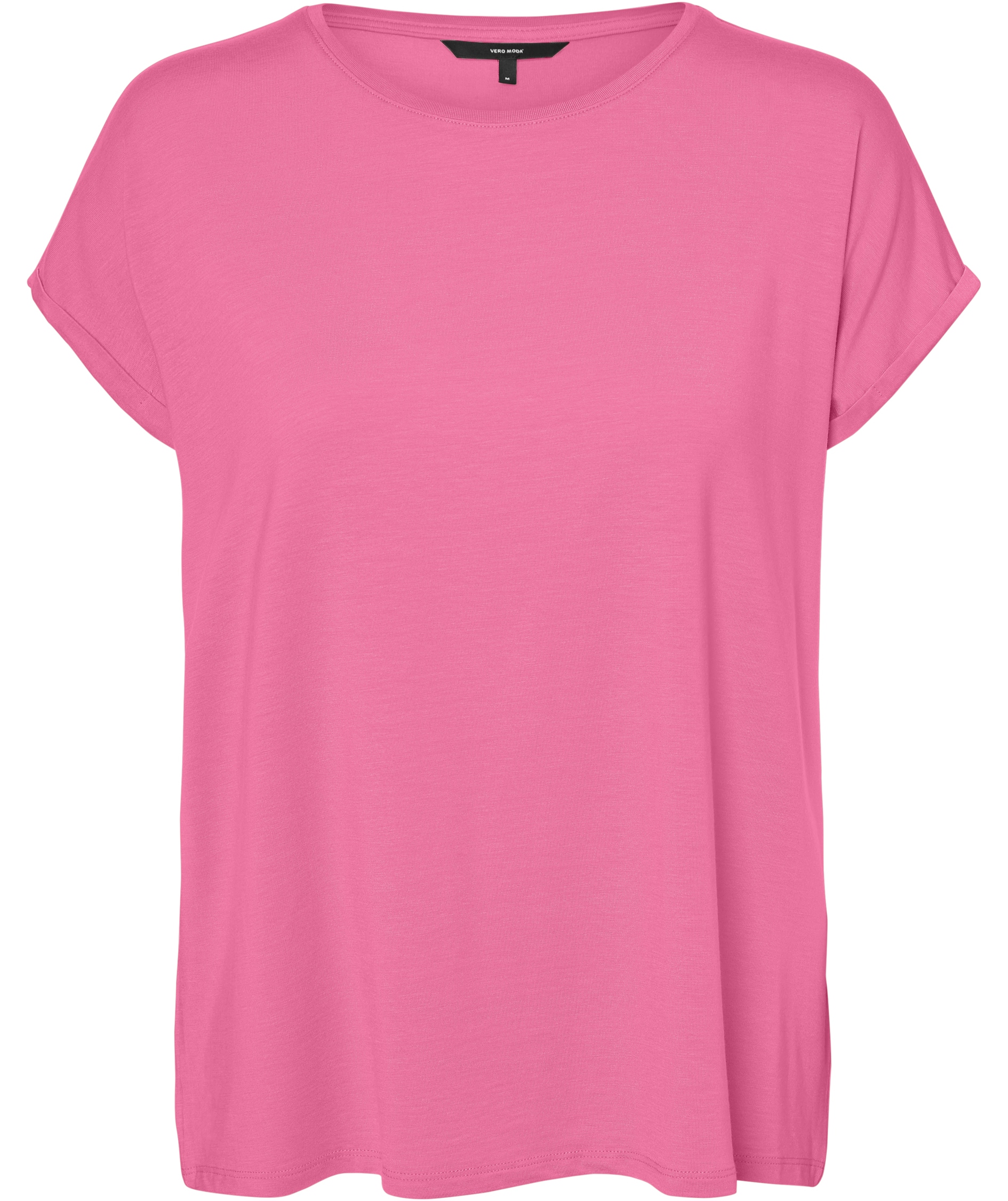 Vero Moda VMAVA PLAIN dame T-skjorte, Pink Cosmos, Pink Cosmos, swatch