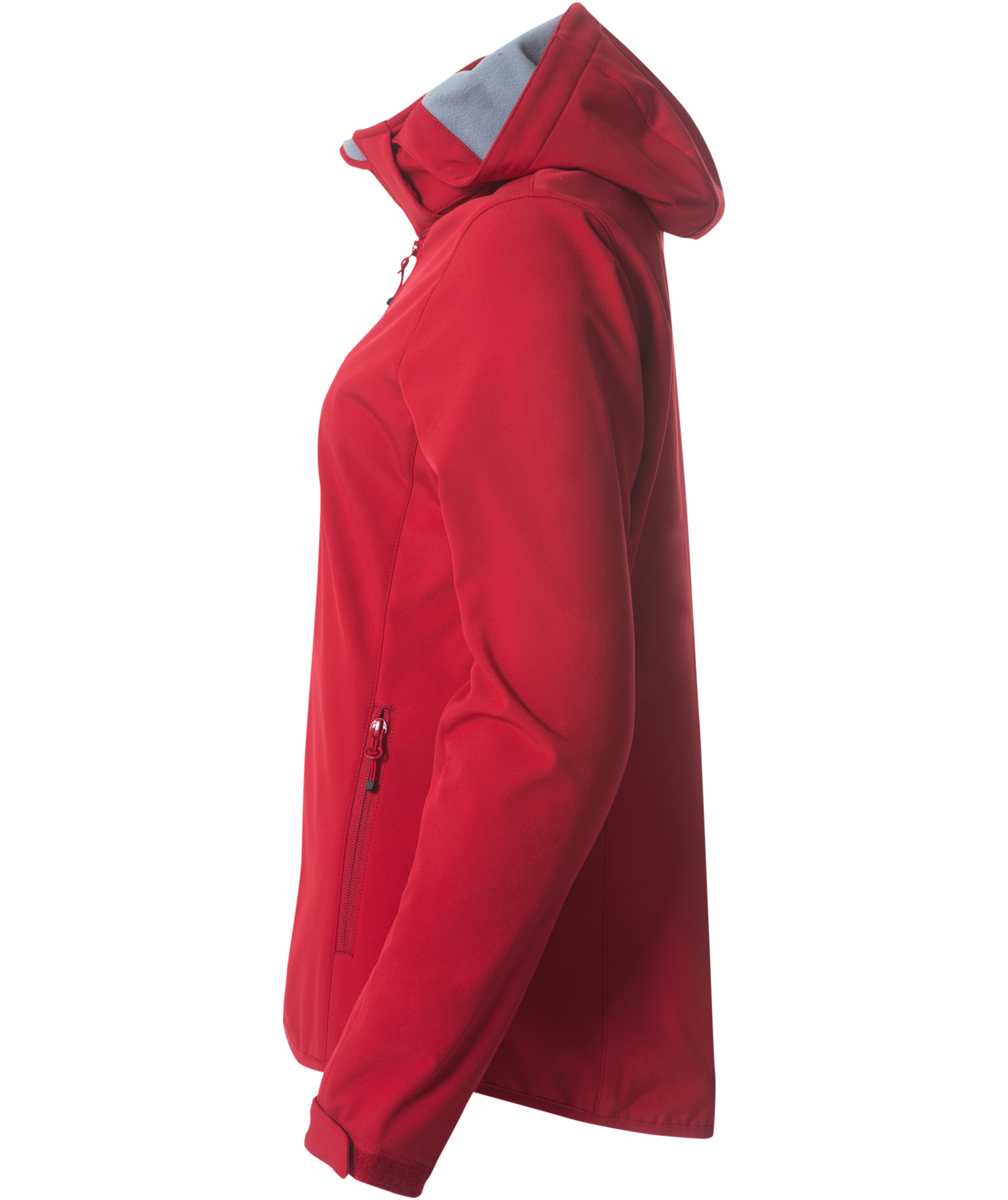 Clique Basic Hoody softshelljacka dam, R&ouml;d, large image number 3
