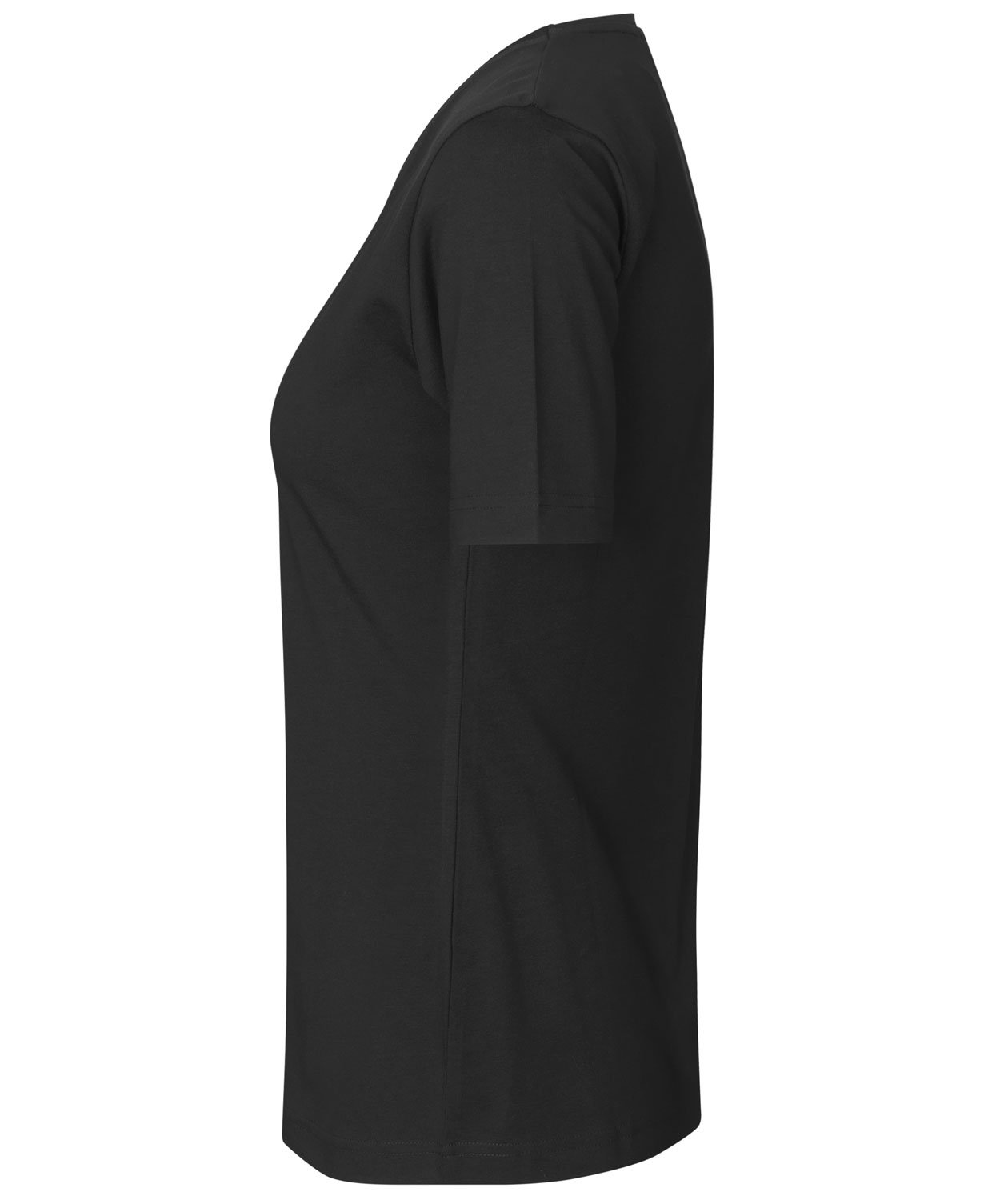 ID T-shirt stretch dam, Svart, large image number 3