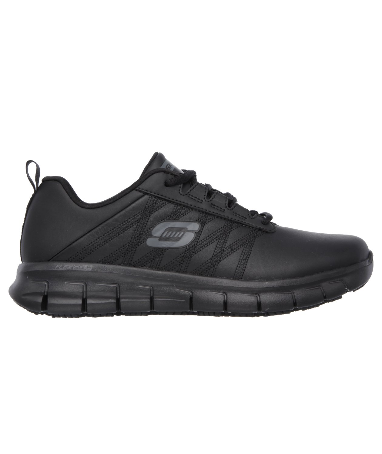 Skechers Sure Track SR Erath II dame arbejdssko OB, Sort