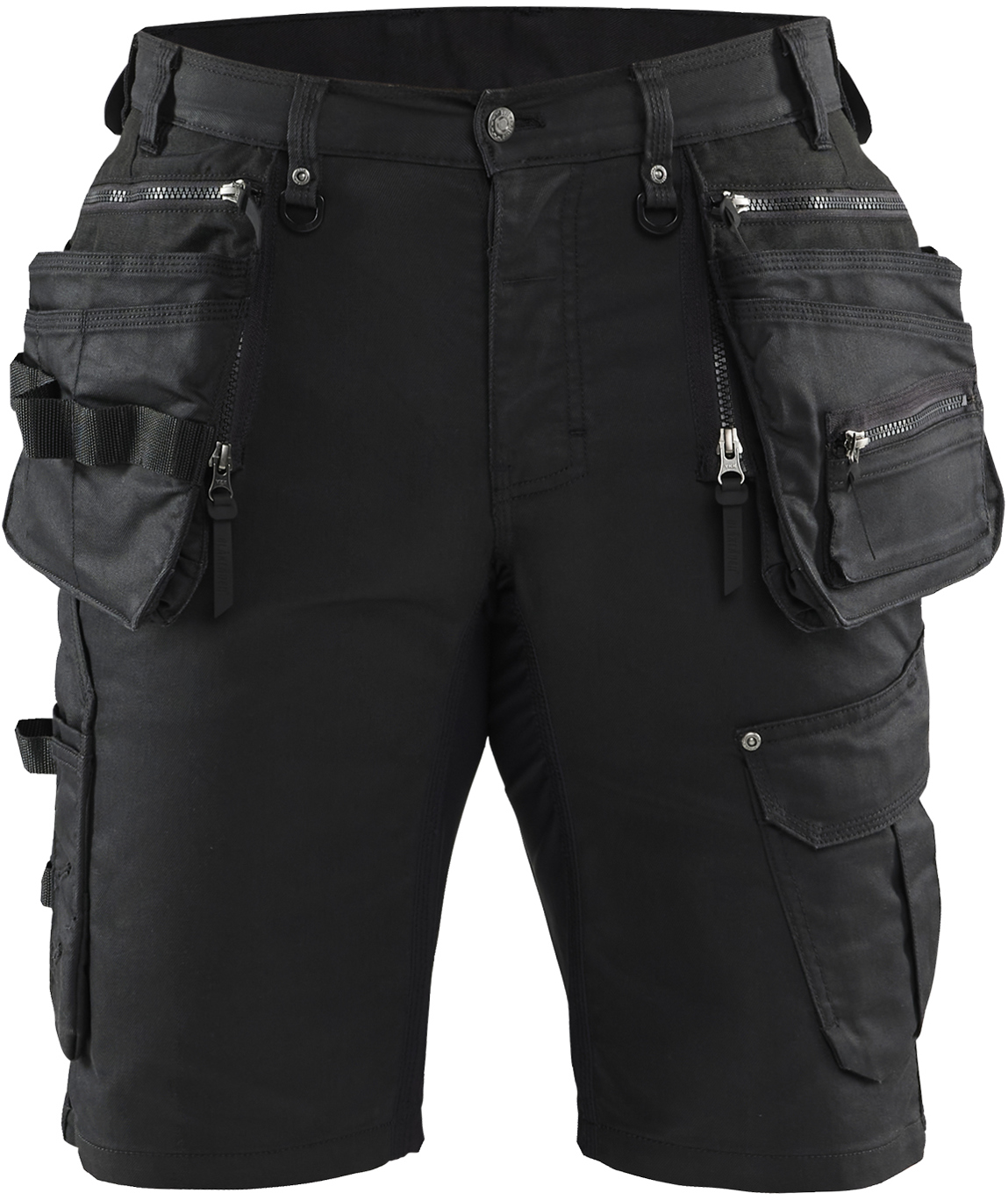 Bl&aring;kl&auml;der h&aring;ndverkershorts, Svart/Svart, large image number 0