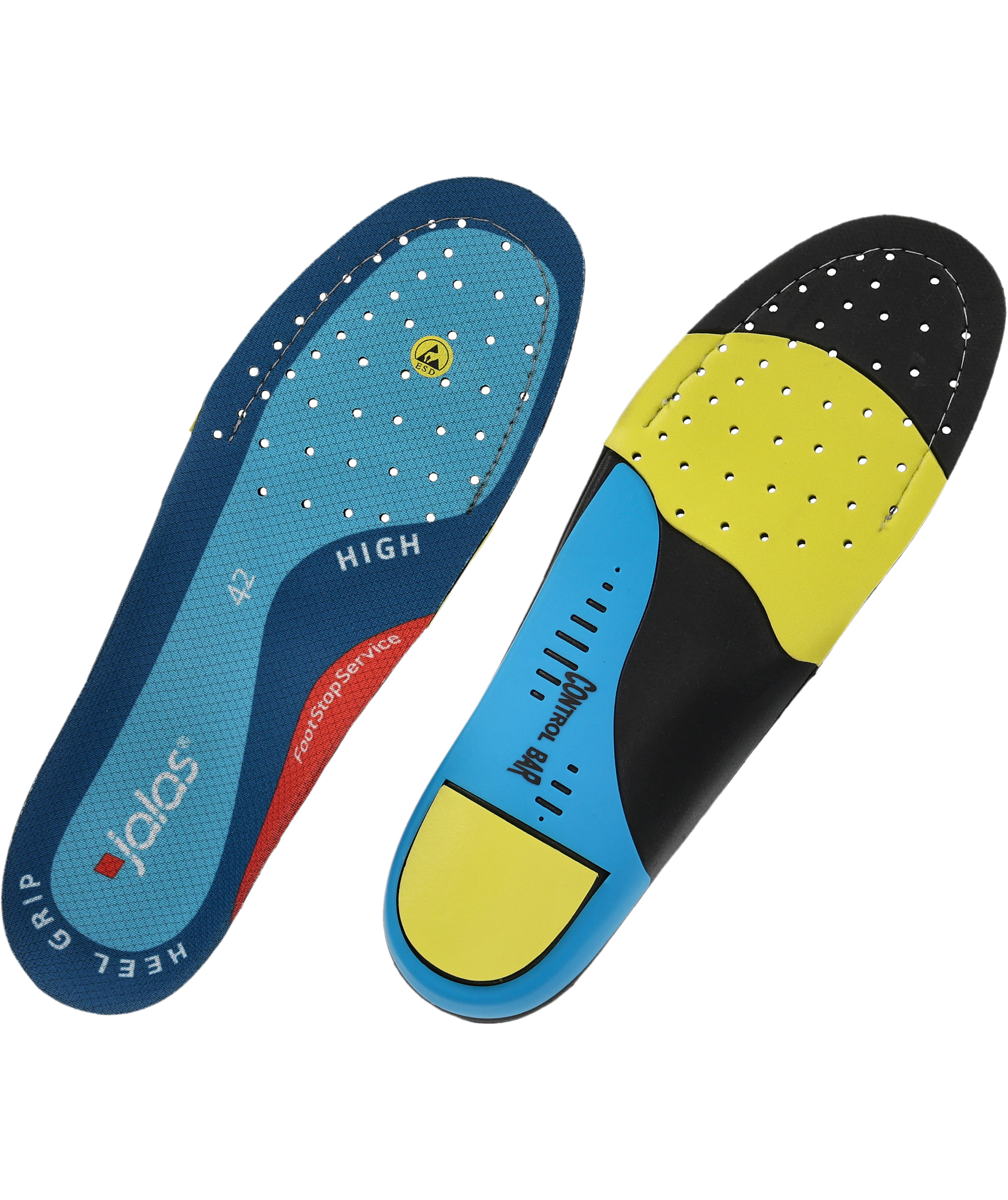 Jalas h&ouml;g h&aring;lfotsst&ouml;d inl&auml;ggssulor, Bl&aring;