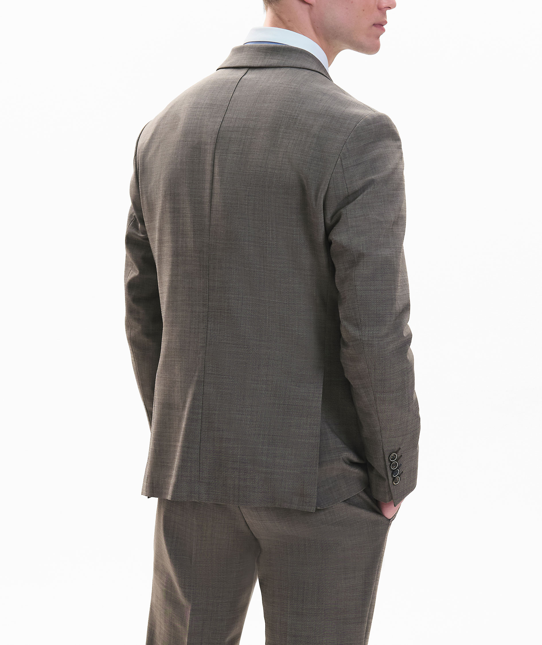 Sunwill Modern fit blazer, Tobacco, large image number 9