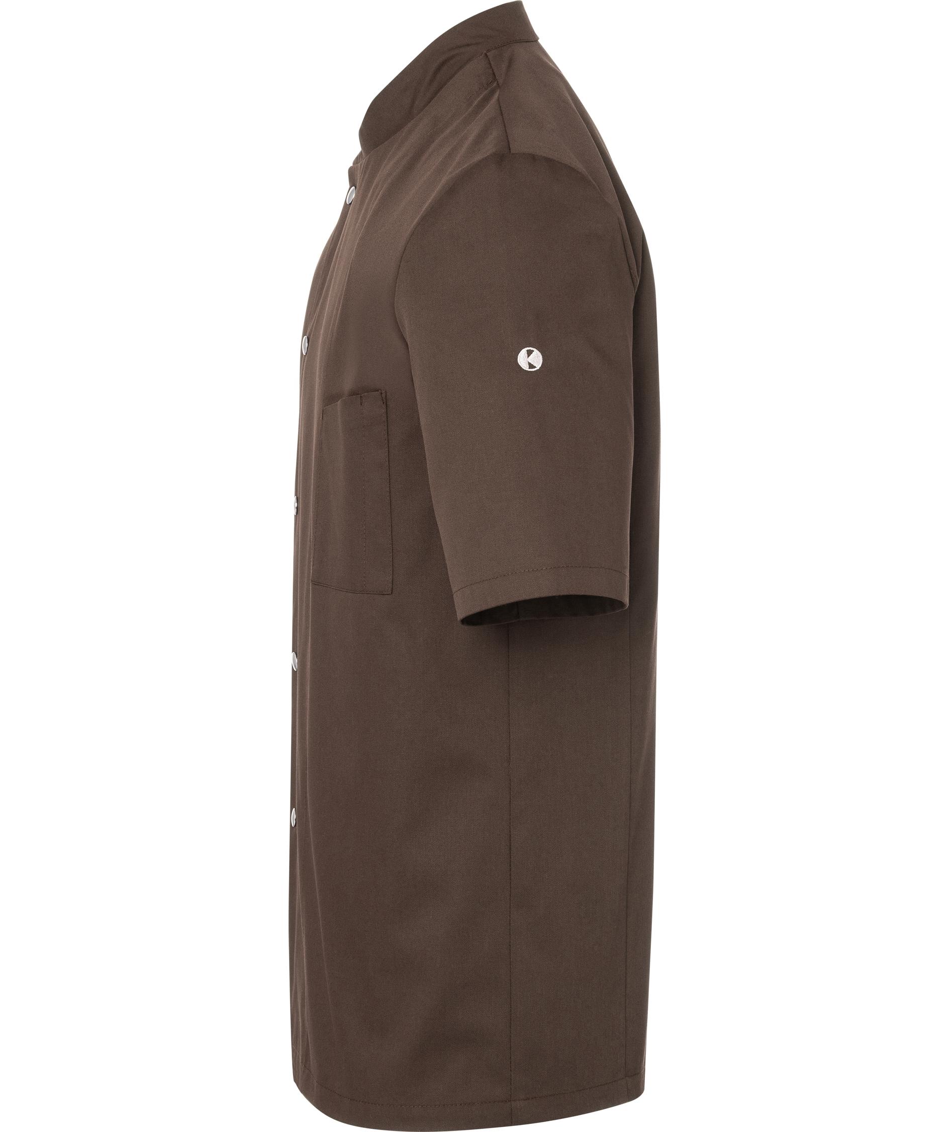 Karlowsky Gustav kort&aelig;rmet kokkejakke, Light Brown, large image number 2