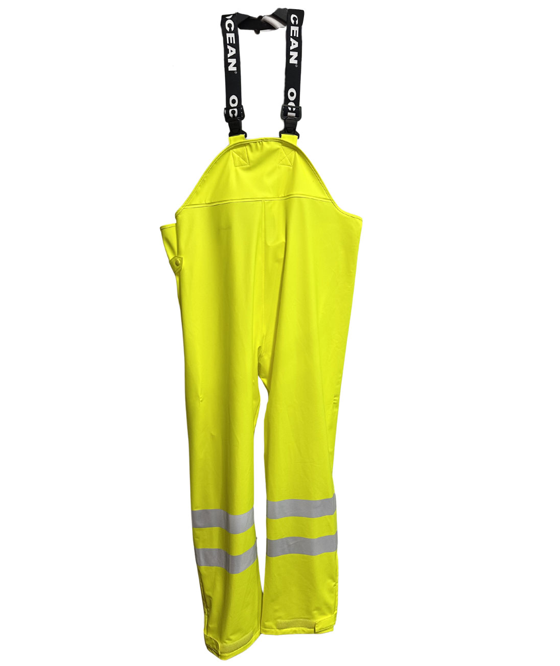 Ocean Beacon Comfort rain bib and brace, Hi-Vis Yellow, Hi-Vis Yellow, swatch