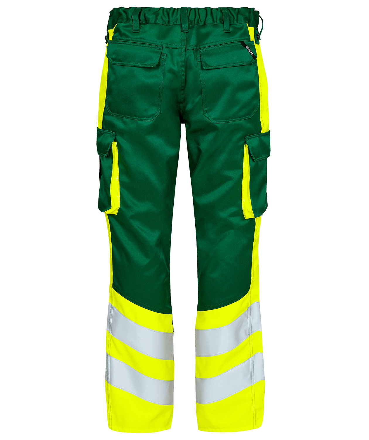 Engel Safety Light arbejdsbukser, Gr&oslash;n/Hi-Vis Gul, large image number 1