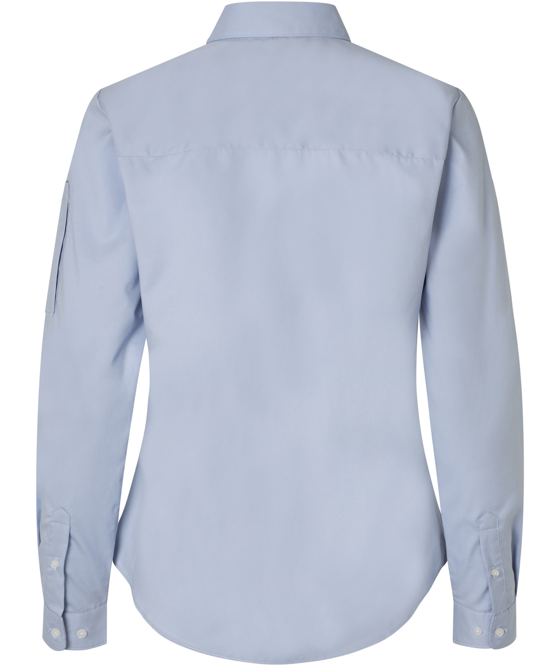 Seven Seas Poplin Regular fit skjorta dam, Ljusbl&aring;, large image number 2