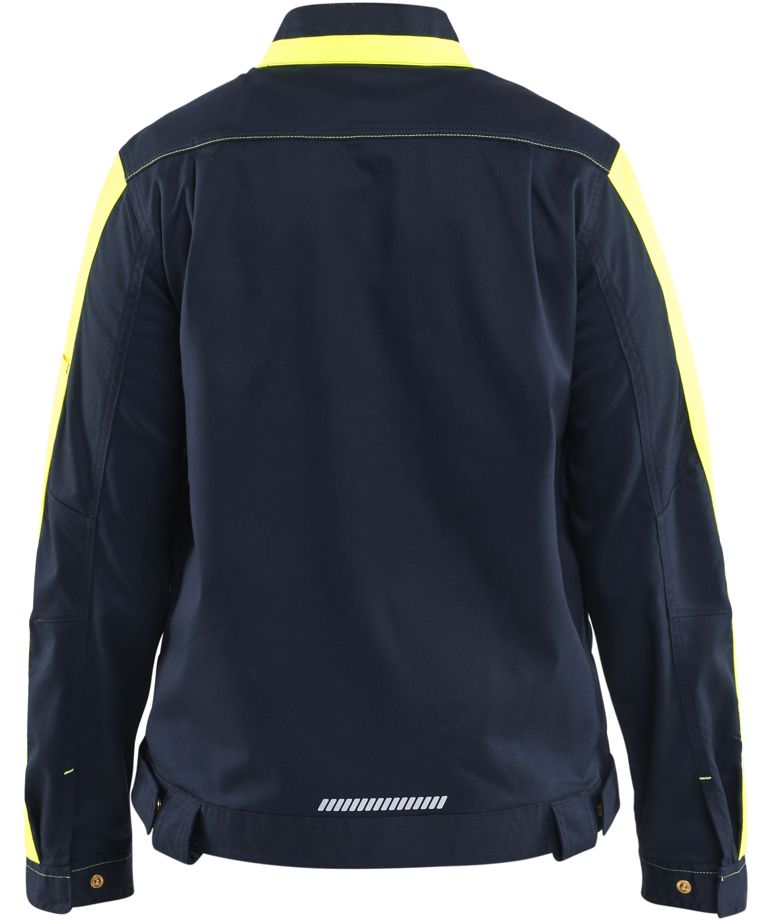 Bl&aring;kl&auml;der women's work jacket, Dark Marine/Hi-Vis Yellow, large image number 2