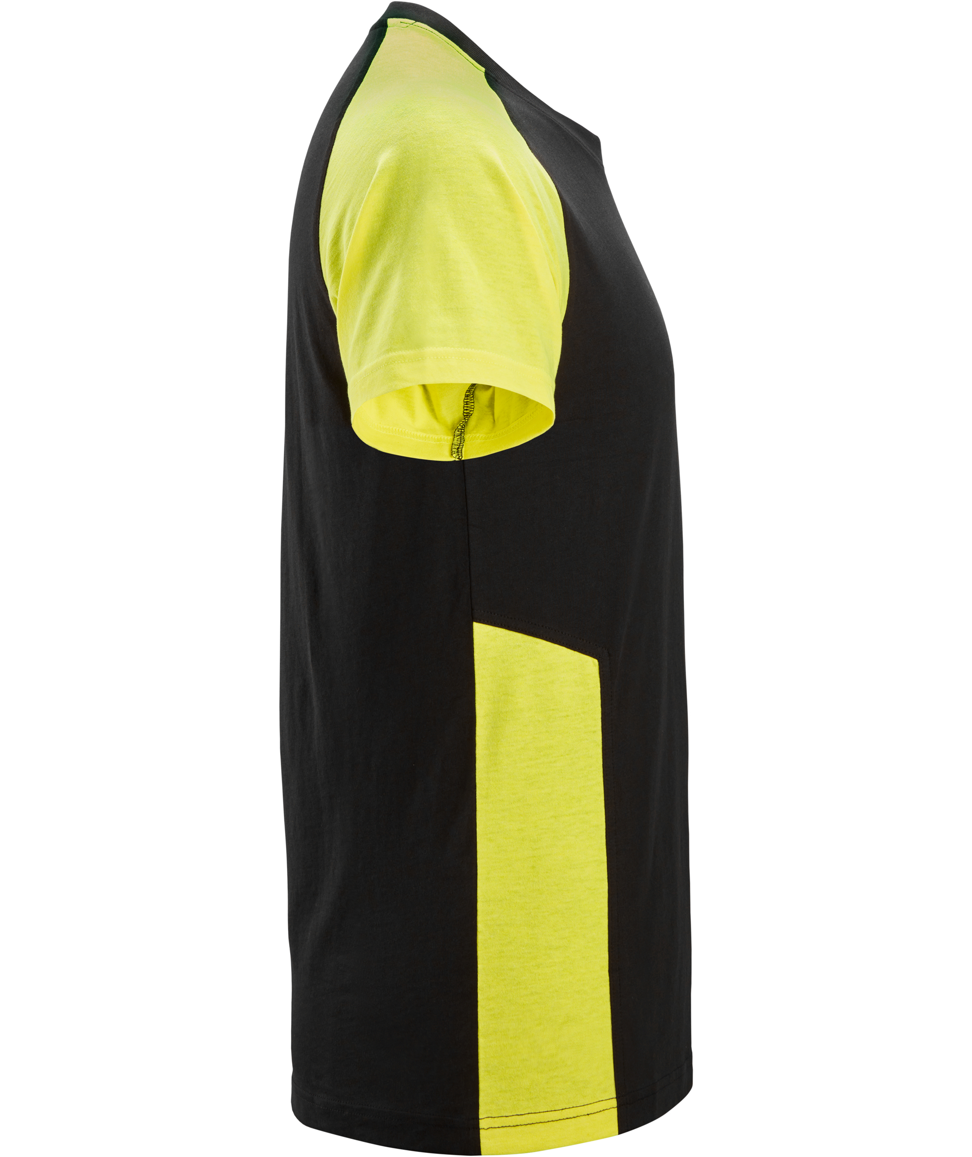 Snickers T-skjorte 2550, Svart/Hi-Vis Gul, large image number 2